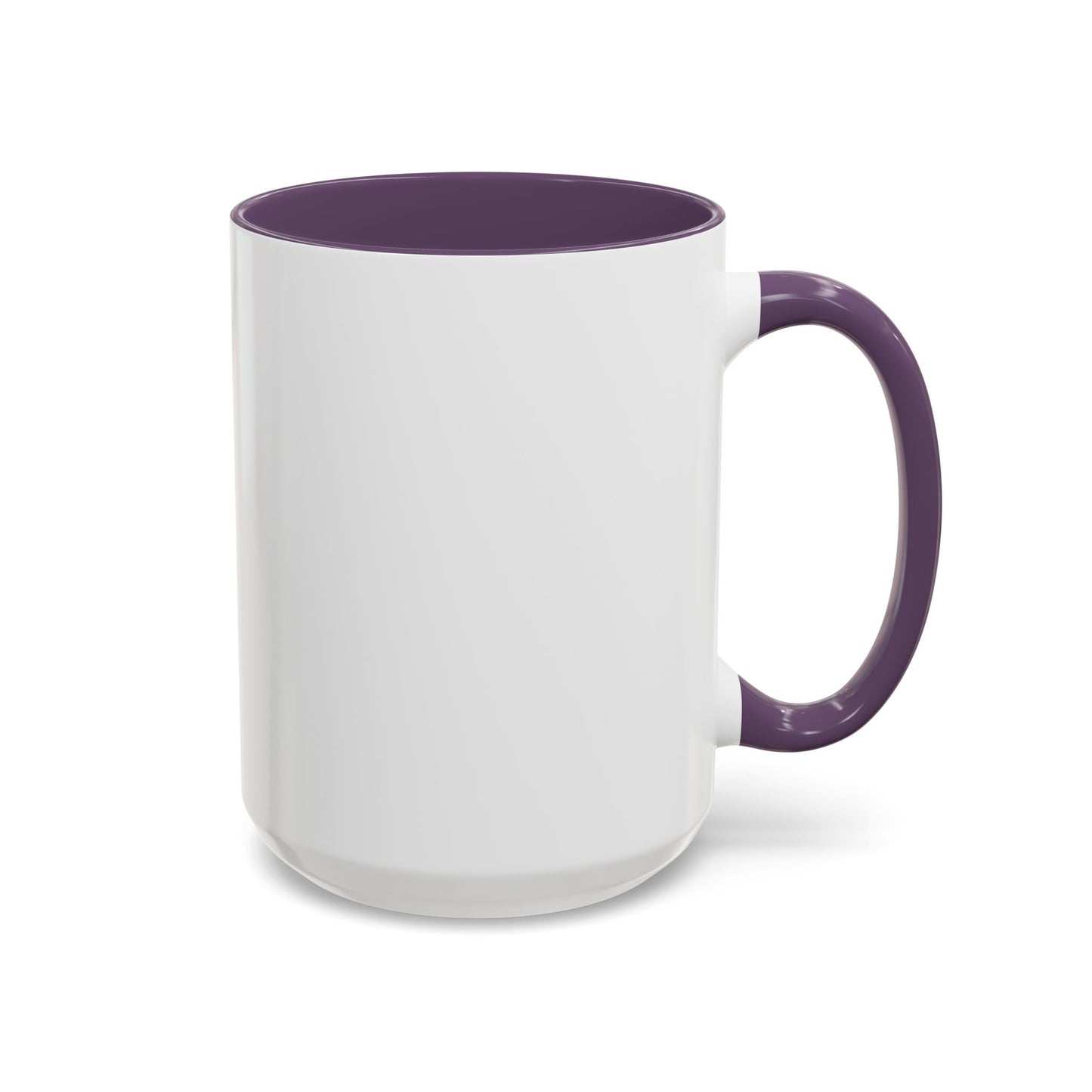 Cheerful Watercolor Raccoon Accent Coffee Mug