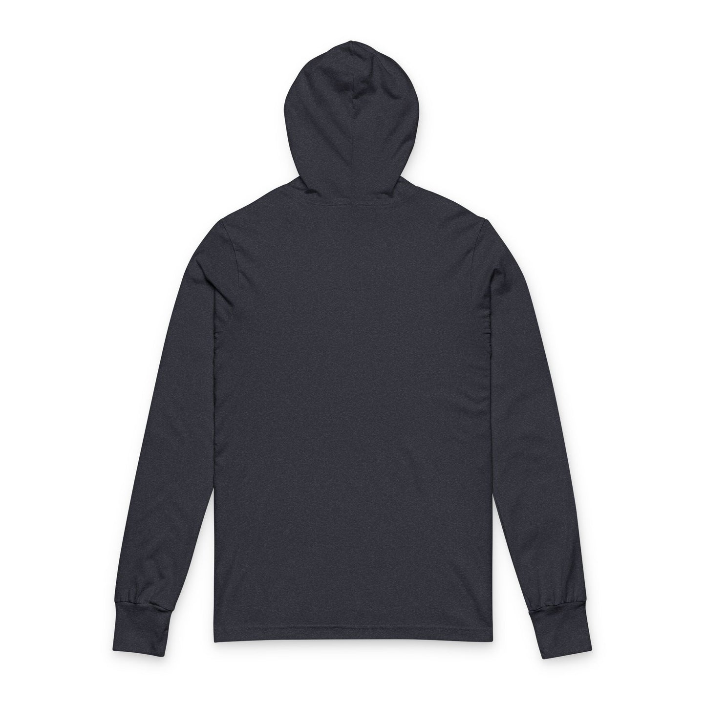 Rainbow Line Art Cat Hooded Long Sleeve Tee