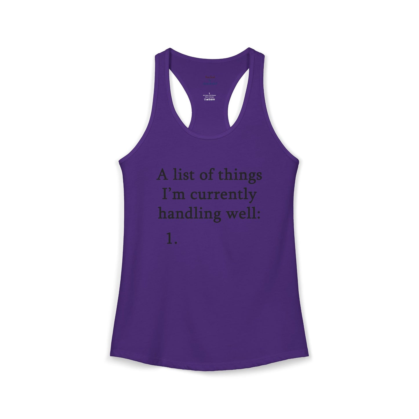 A List Racerback Tank