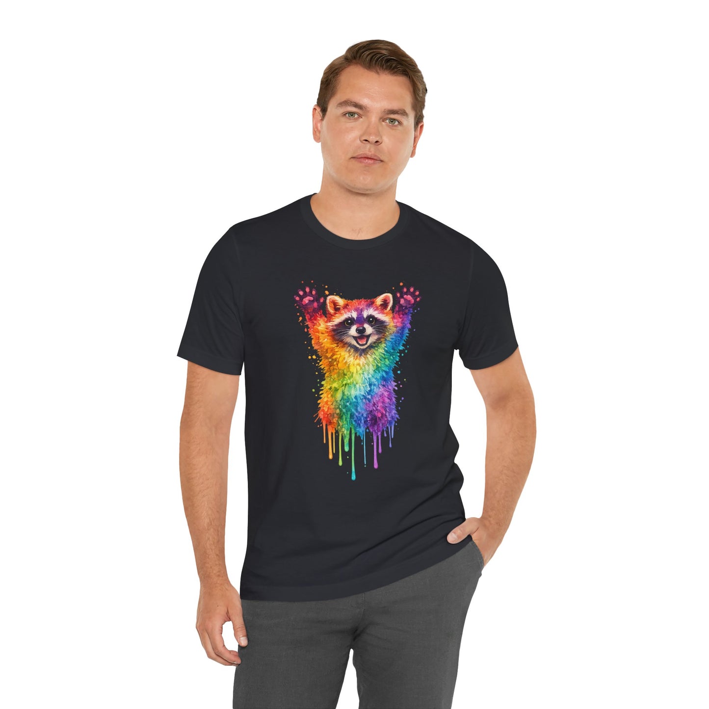 Watercolor Wildlife Raccoon T-Shirt