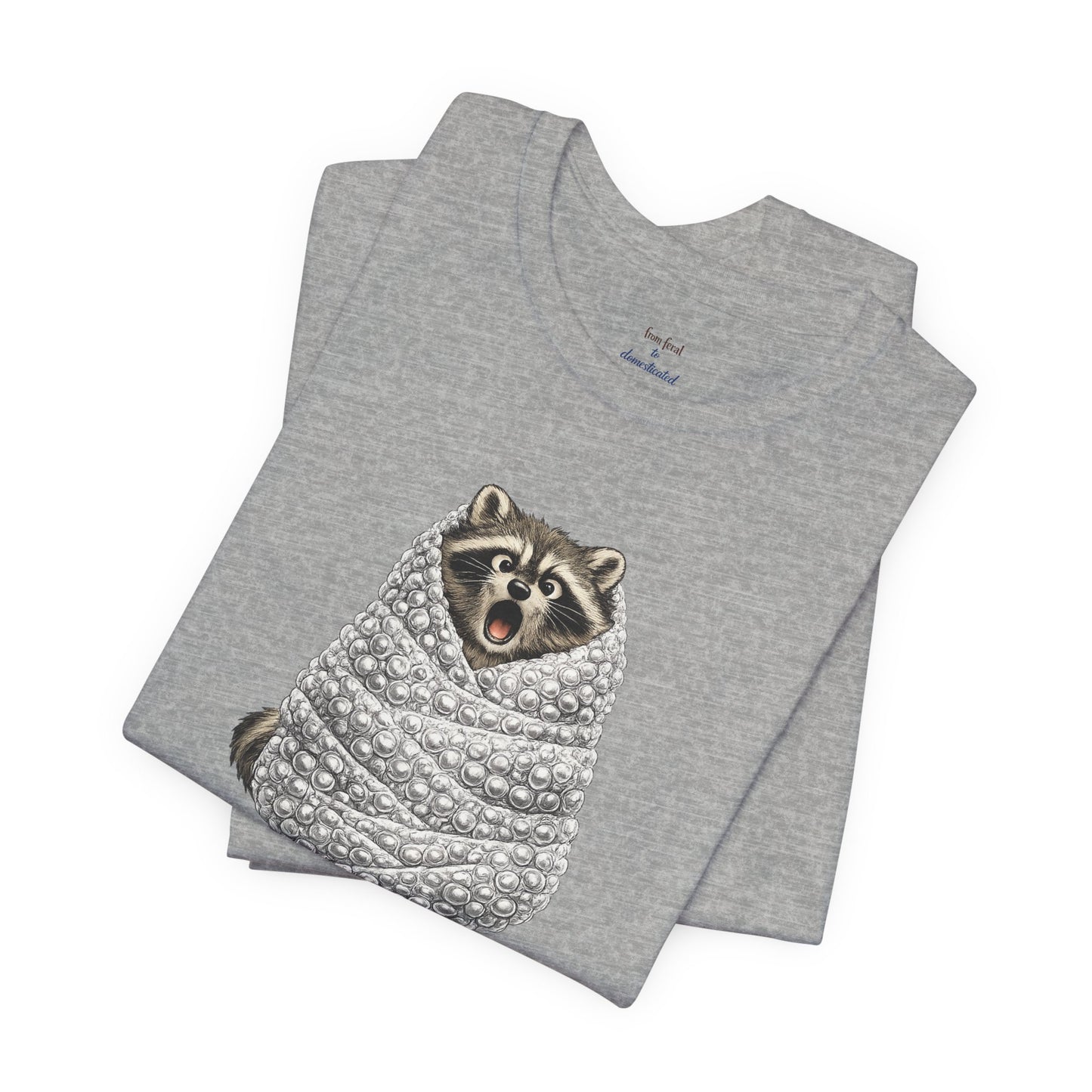 Bubble Wrapped Raccoon T-shirt