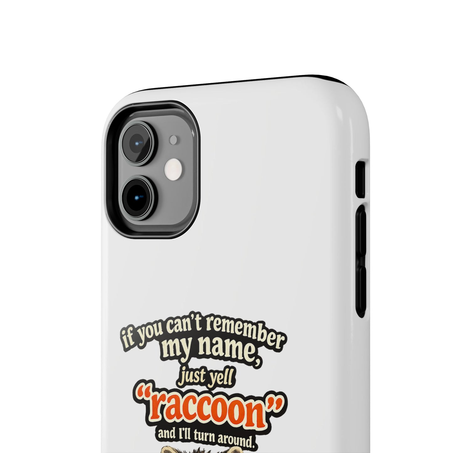 Yell Raccoon Phone Case — Tough & Cute Protective Phone Cover