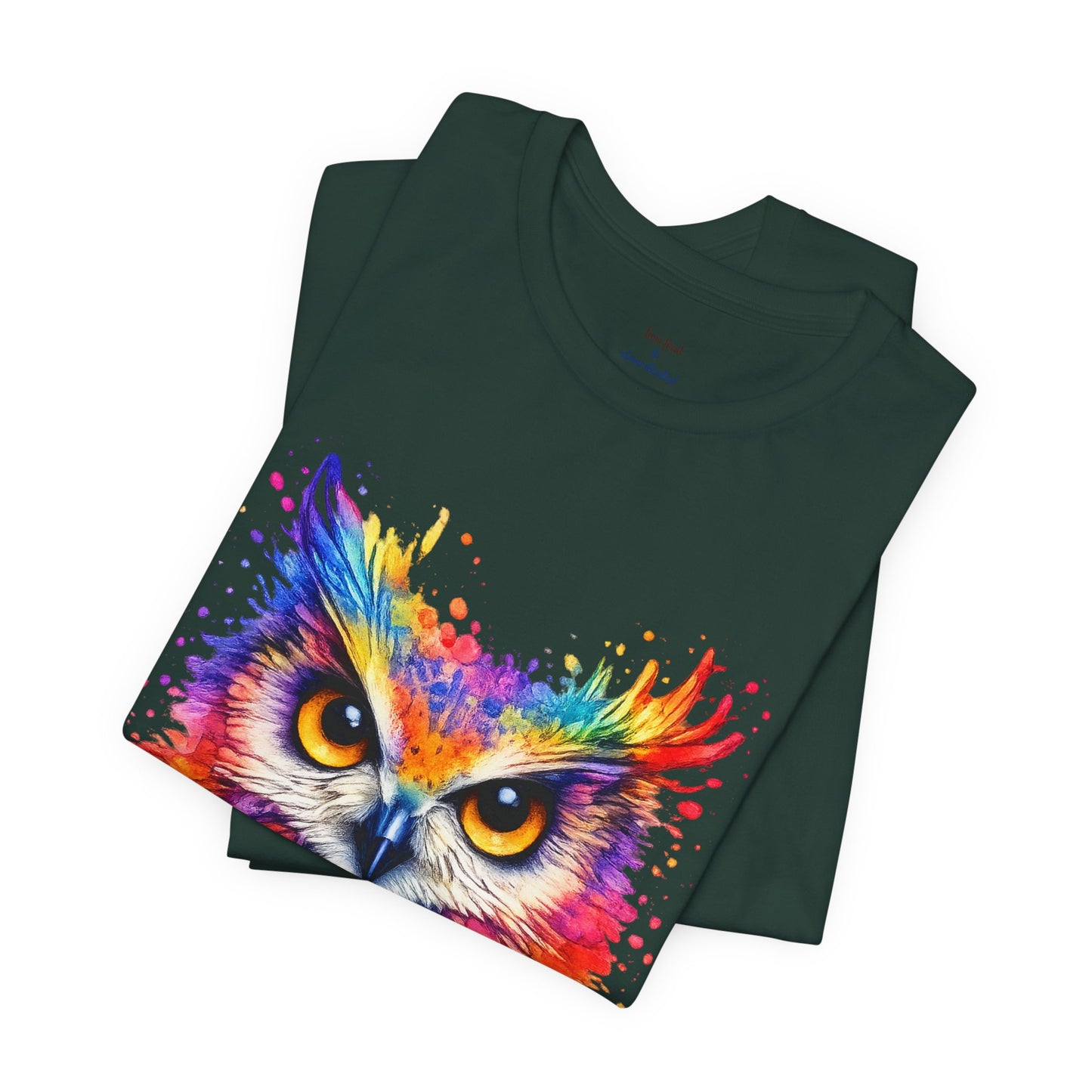 Watercolor Wildlife Owl T-Shirt