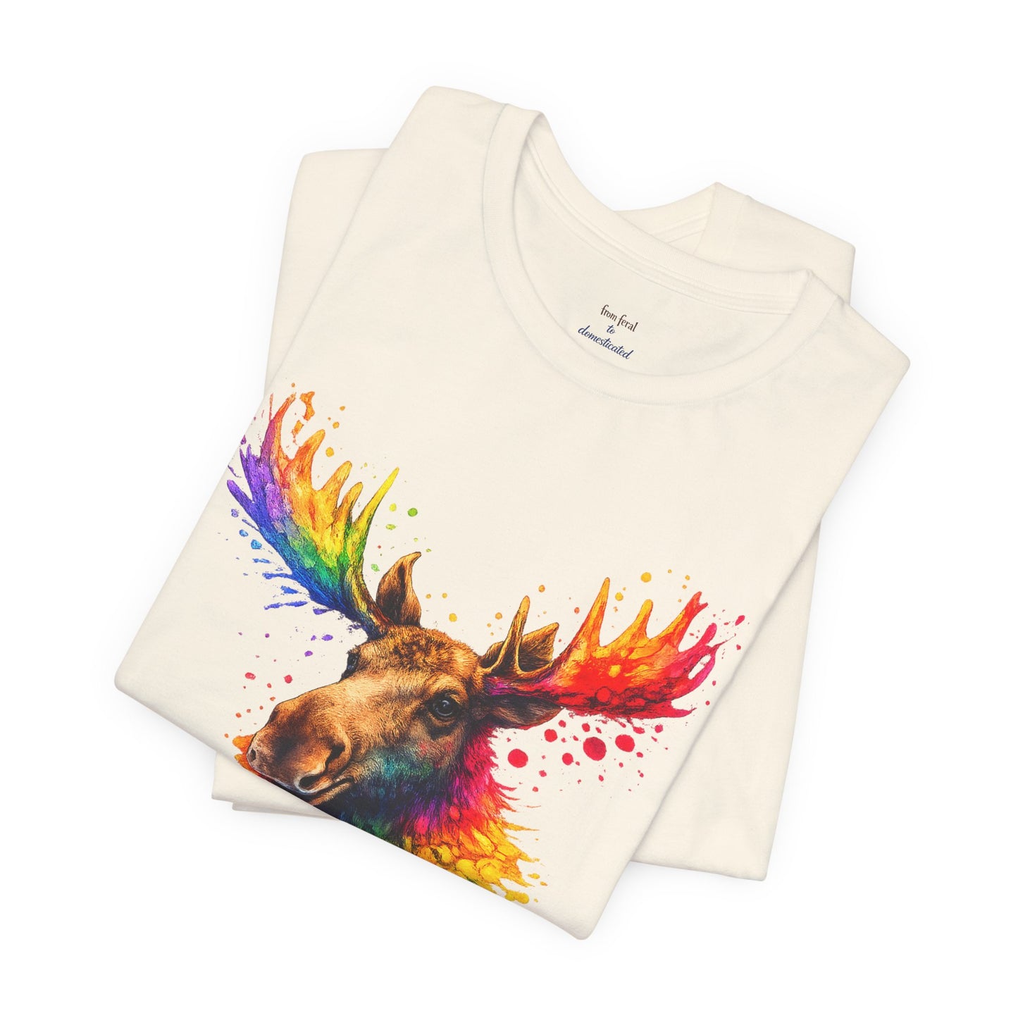 Watercolor Wildlife Moose T-Shirt