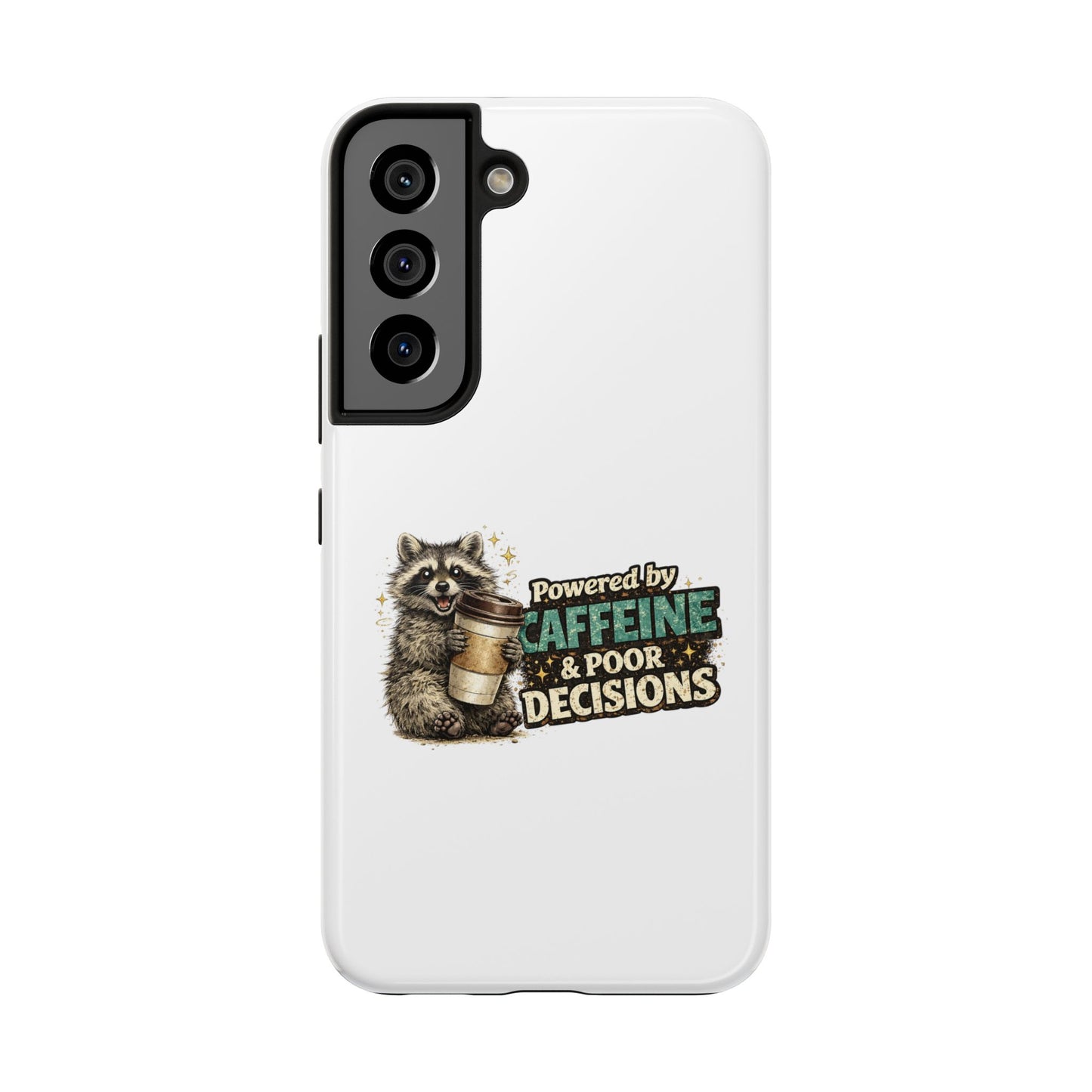 Poor Decisions Raccoon Phone Case — Tough & Cute Protective Phone Cover