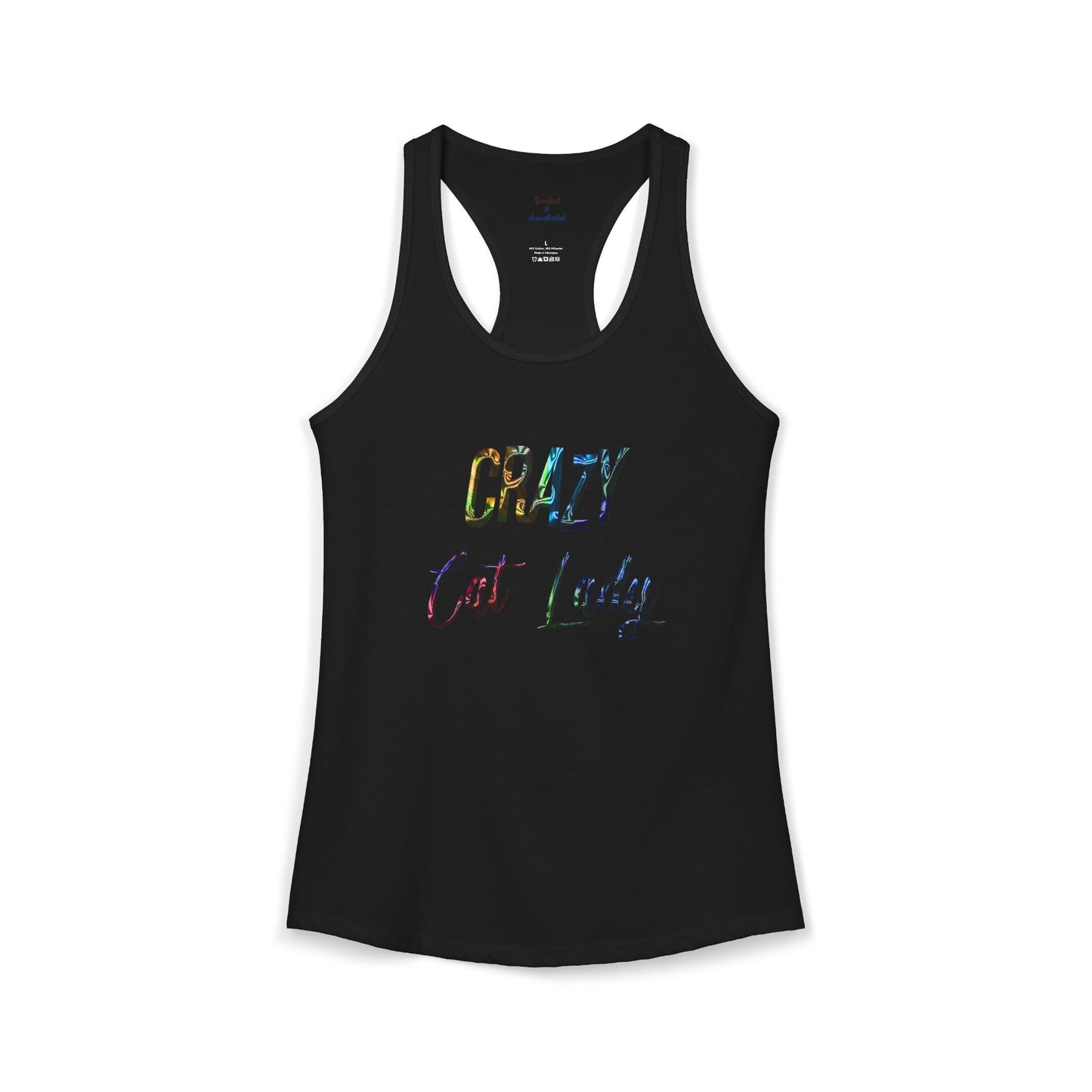 Crazy Cat Lady Racerback Tank