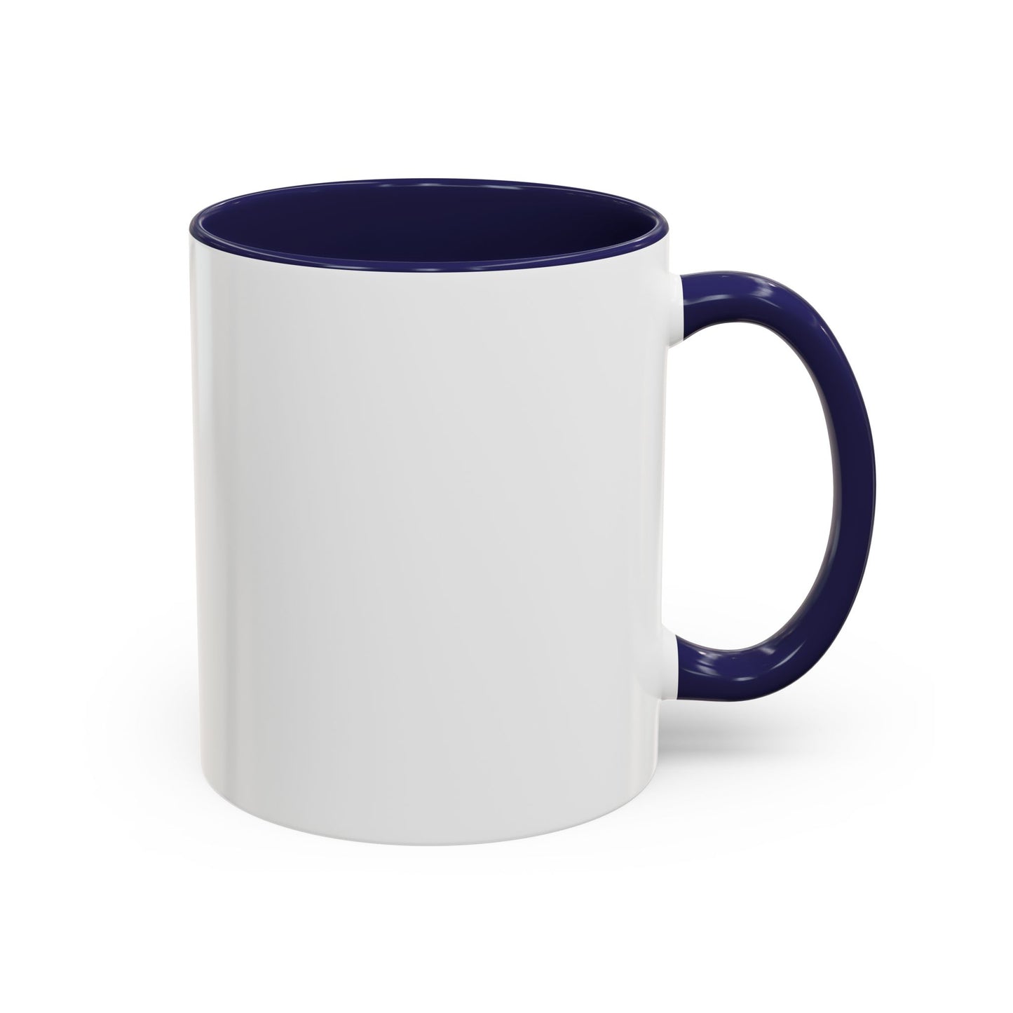 Cheerful Watercolor Raccoon Accent Coffee Mug