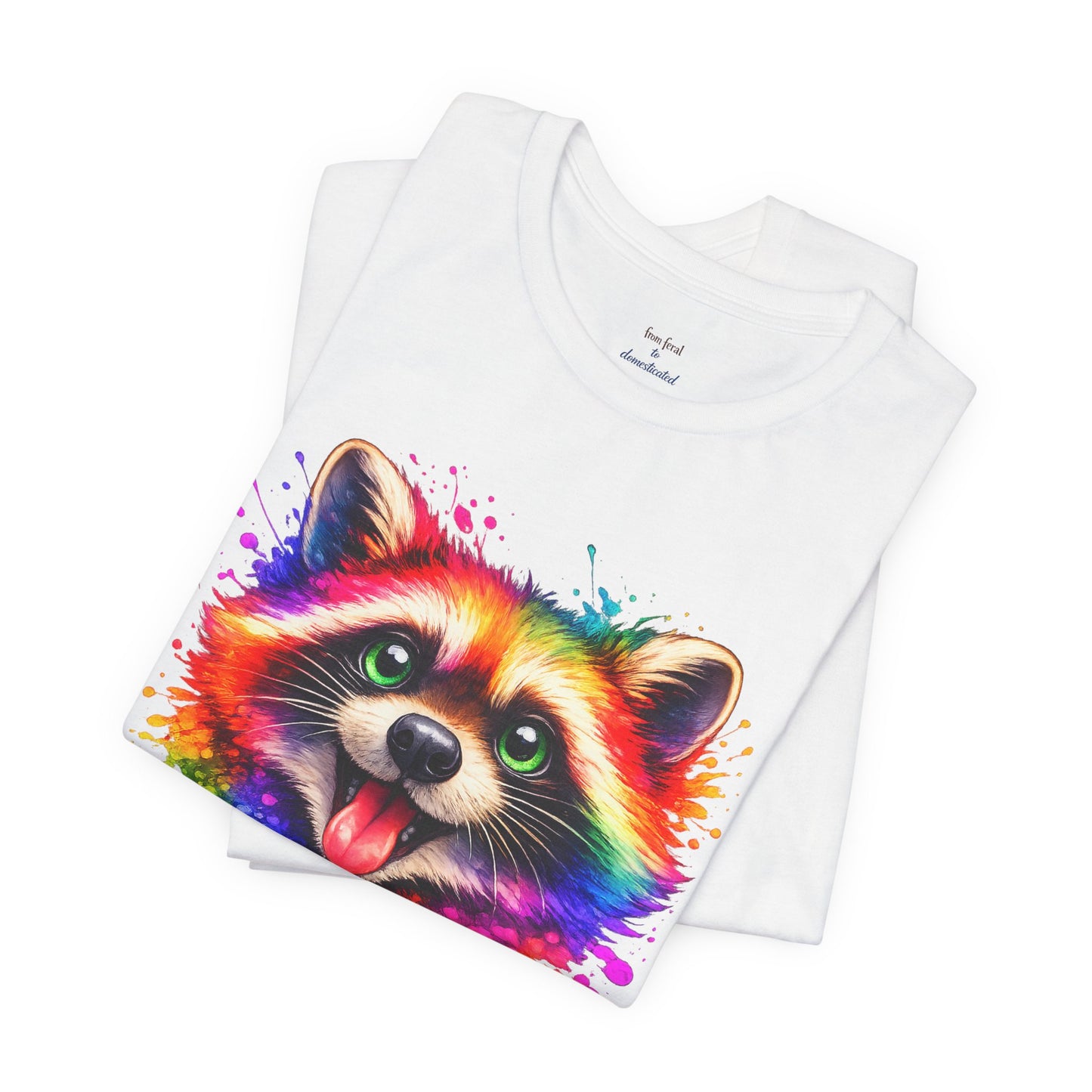 Watercolor Wildlife Raccoon T-Shirt