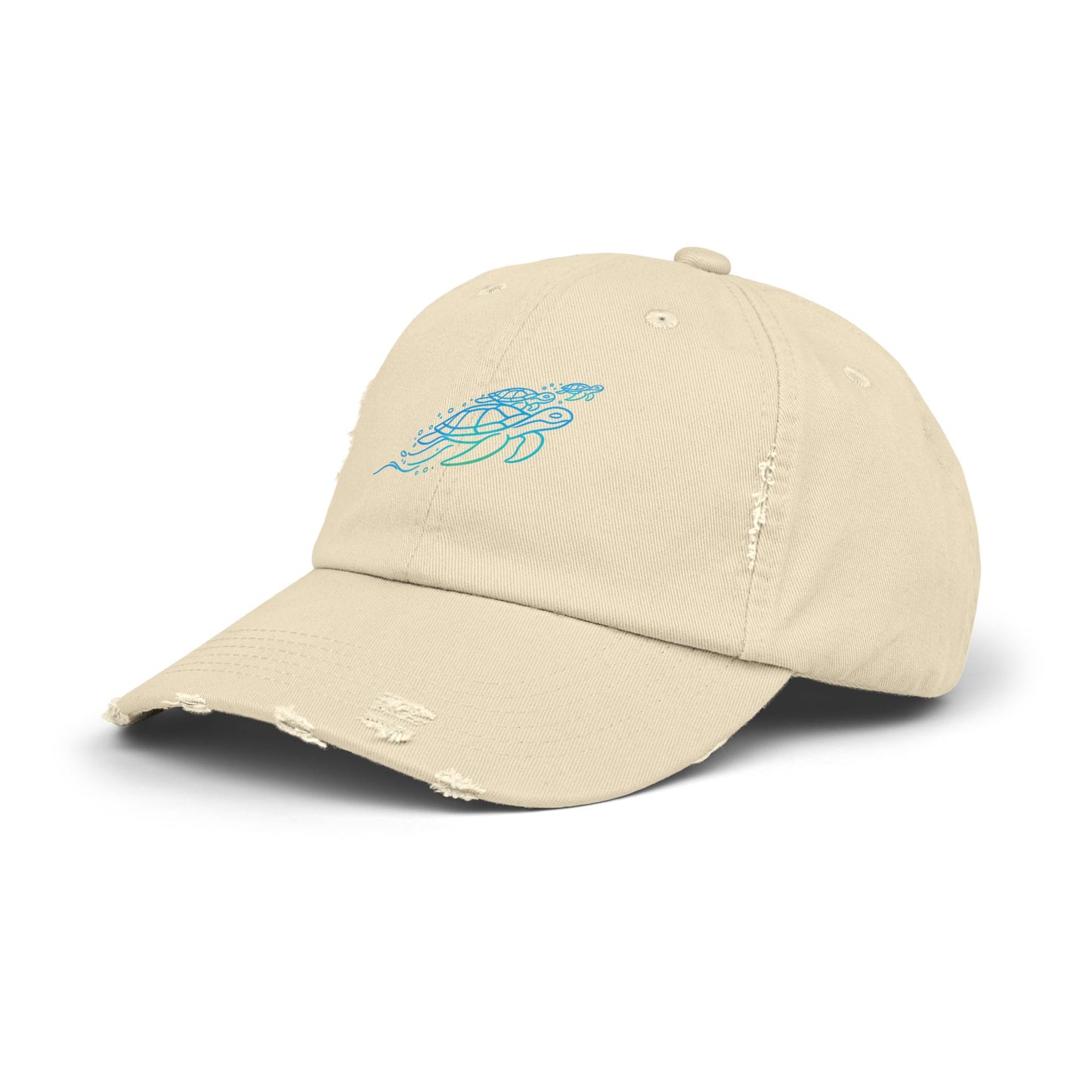 Swimming Sea Turtles | Distressed Cap