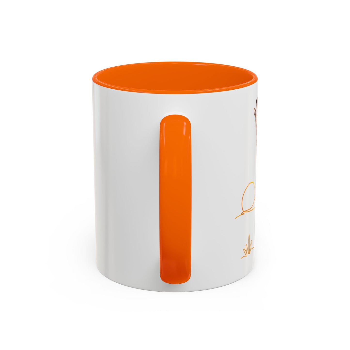 Safari Sunrise Coffee Mug — Minimal Line Giraffe Design (11/15oz)