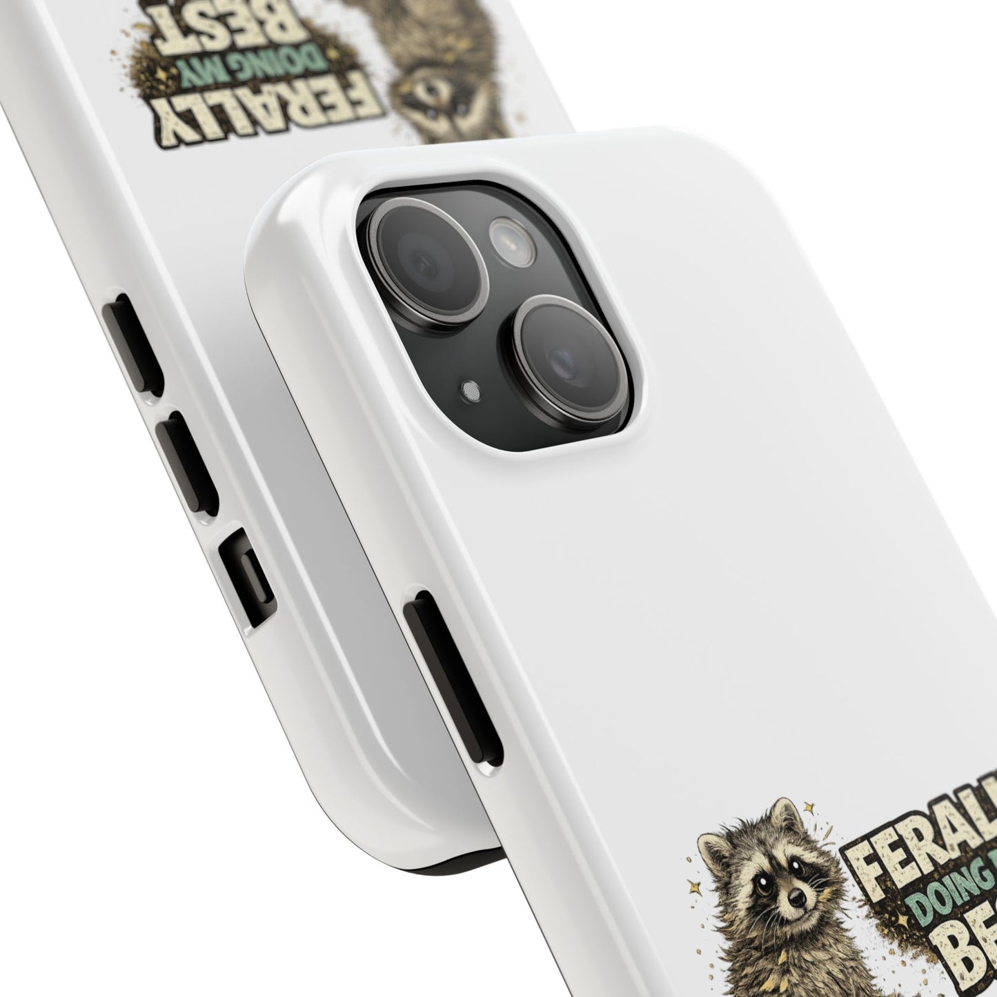 Ferally Raccoon Phone Case — Tough & Cute Protective Phone Cover