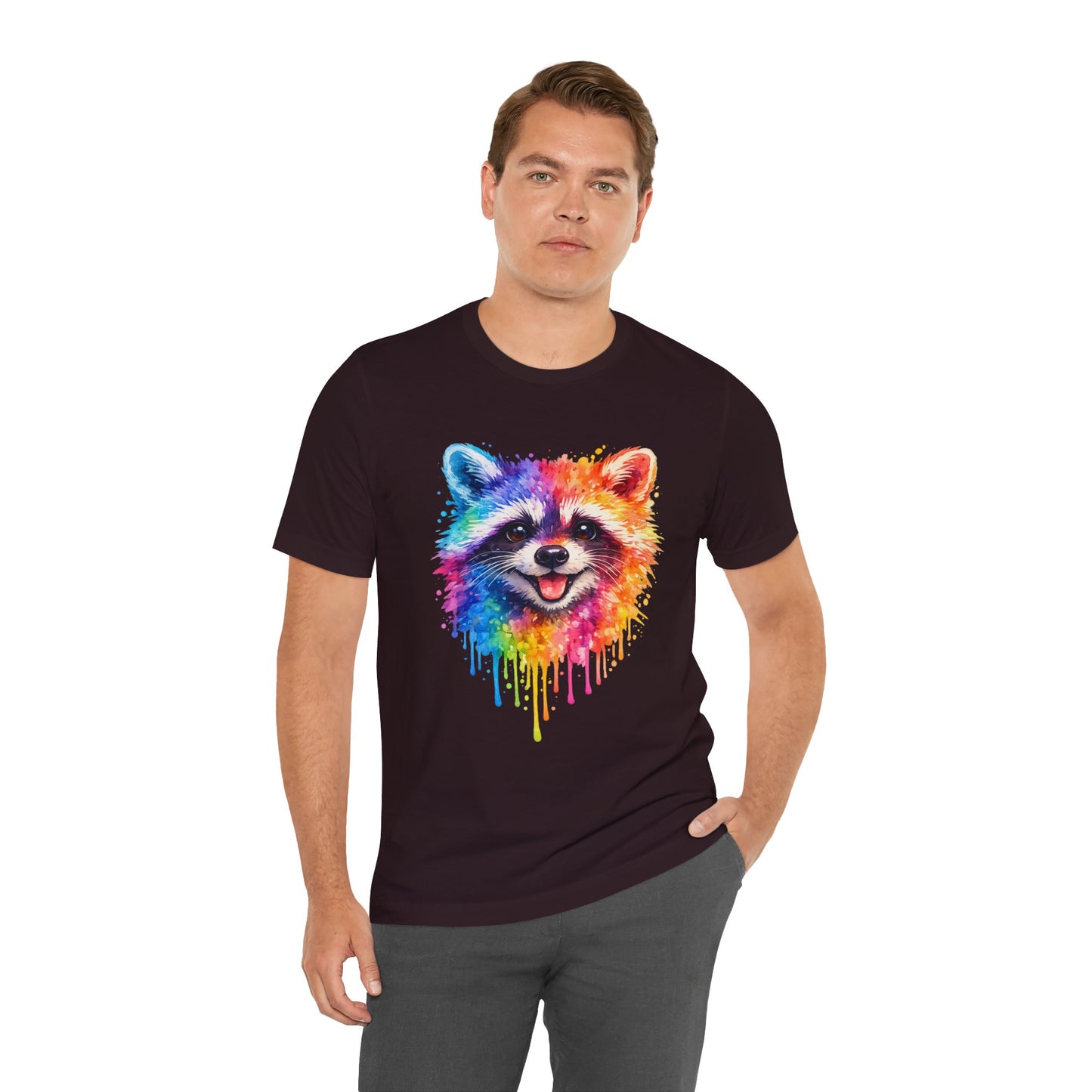 Watercolor Wildlife Raccoon T-Shirt