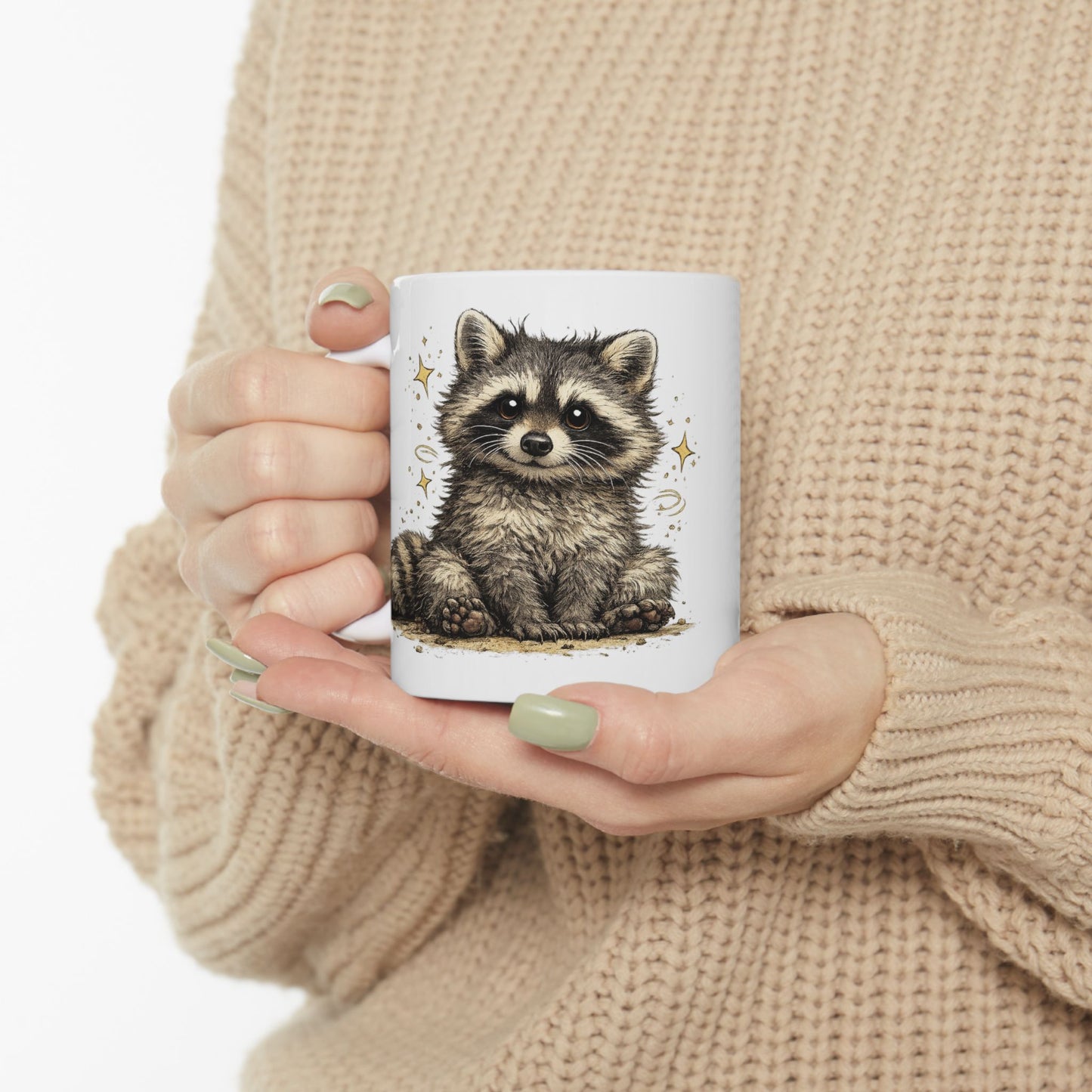 Sweet & Savage Raccoon Ceramic Mug  (11oz & 15oz)