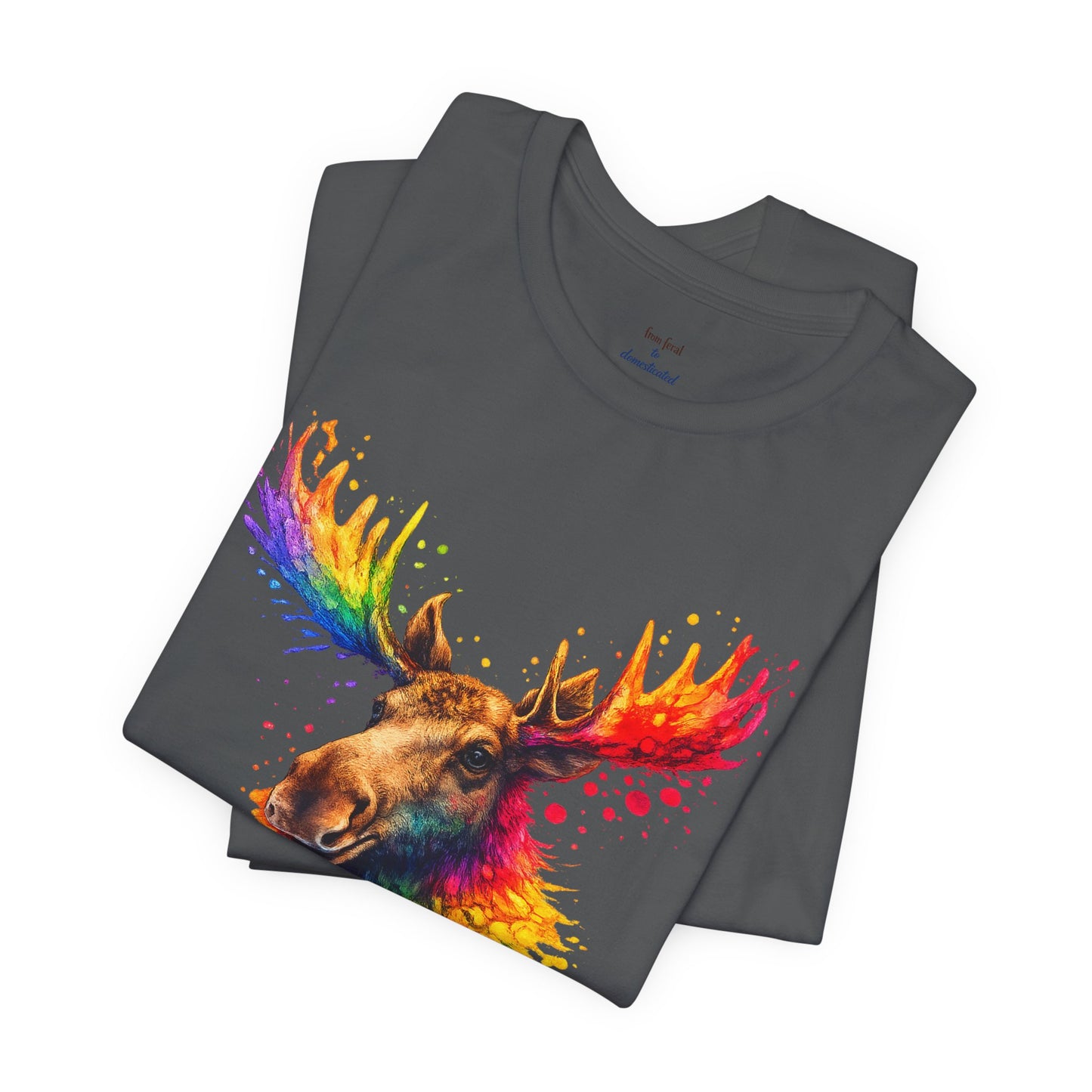 Watercolor Wildlife Moose T-Shirt