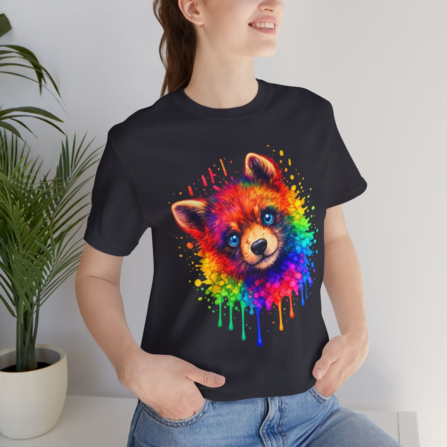 Watercolor Wildlife Bear Cub T-Shirt