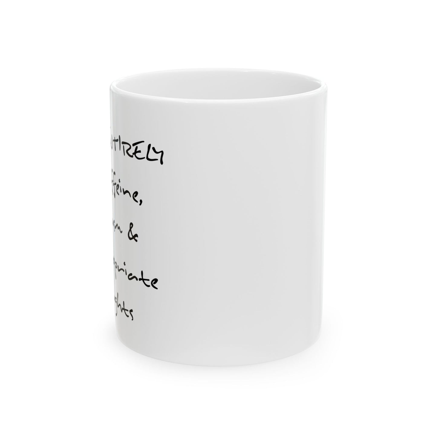"Run On" Ceramic Mug  (11oz & 15oz)