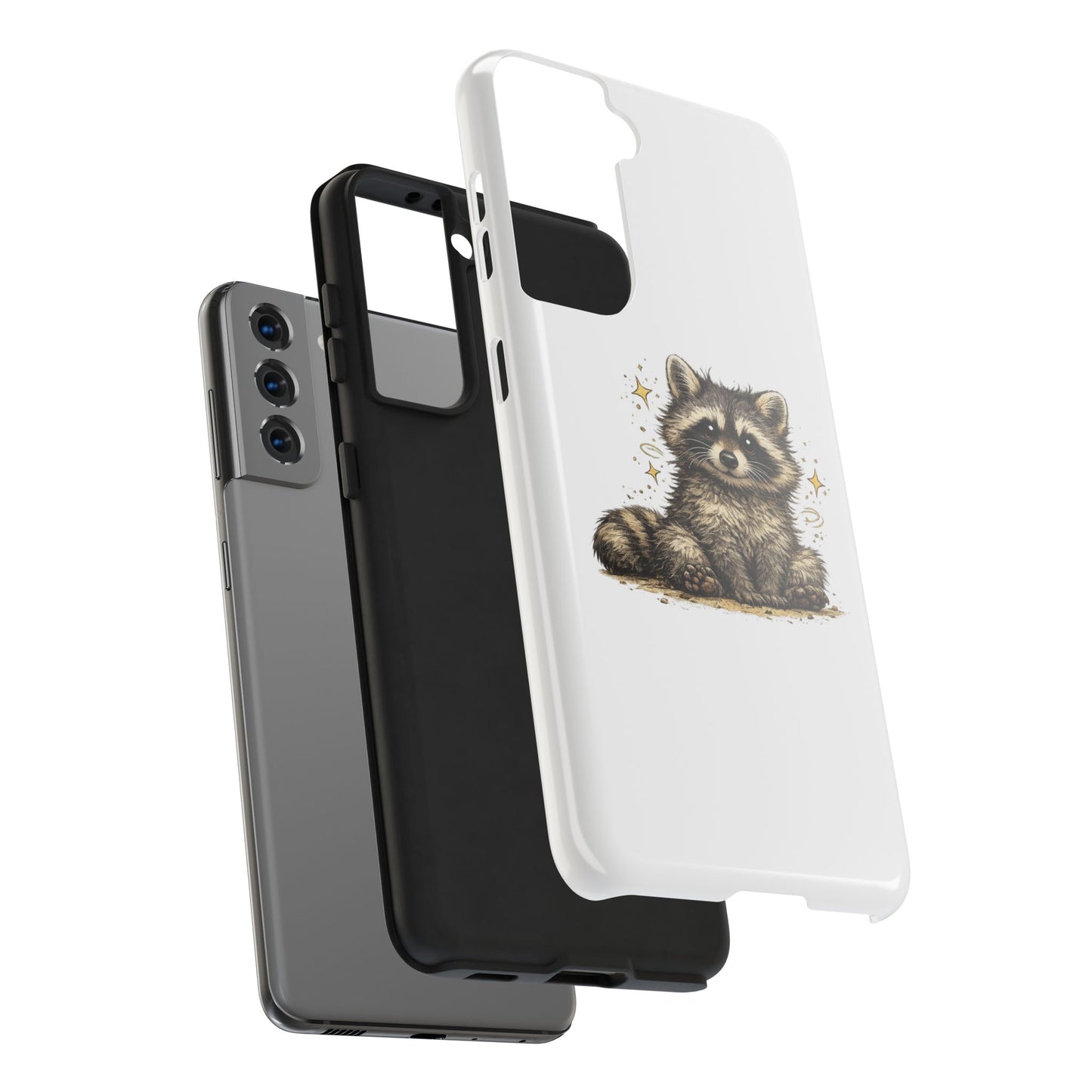 Sweet & Savage Raccoon Phone Case — Tough & Cute Protective Phone Cover