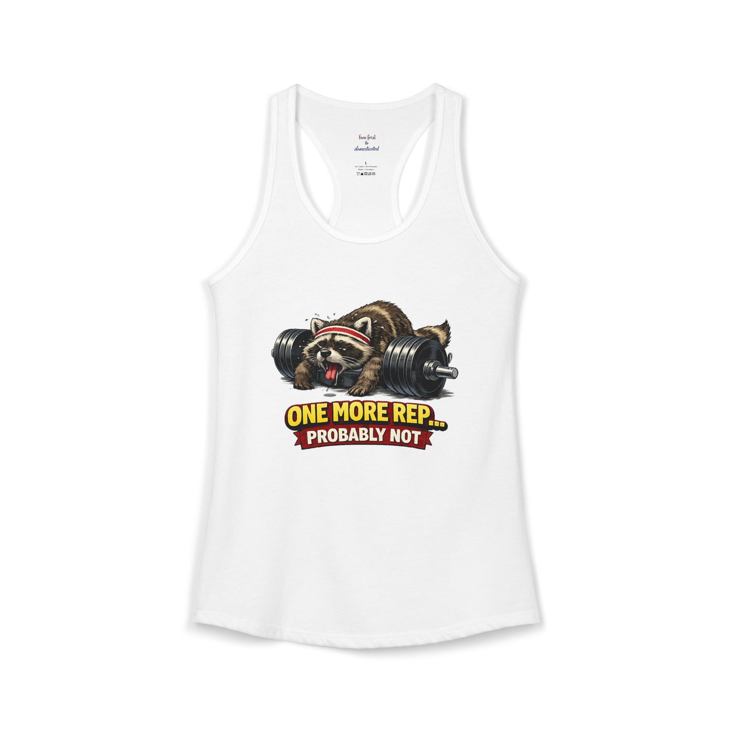 One More Rep Racerback Tank