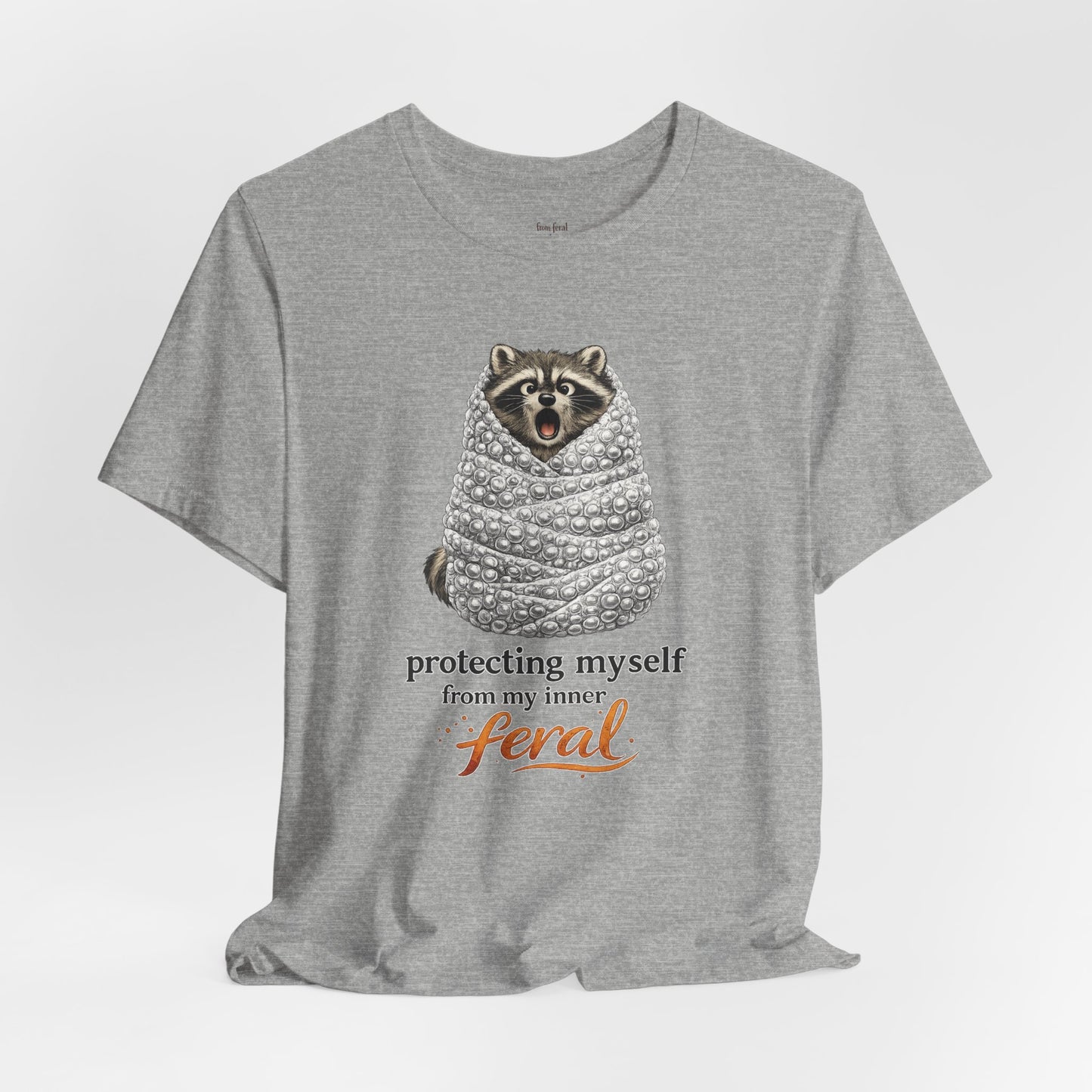 Bubble Wrapped Raccoon T-shirt