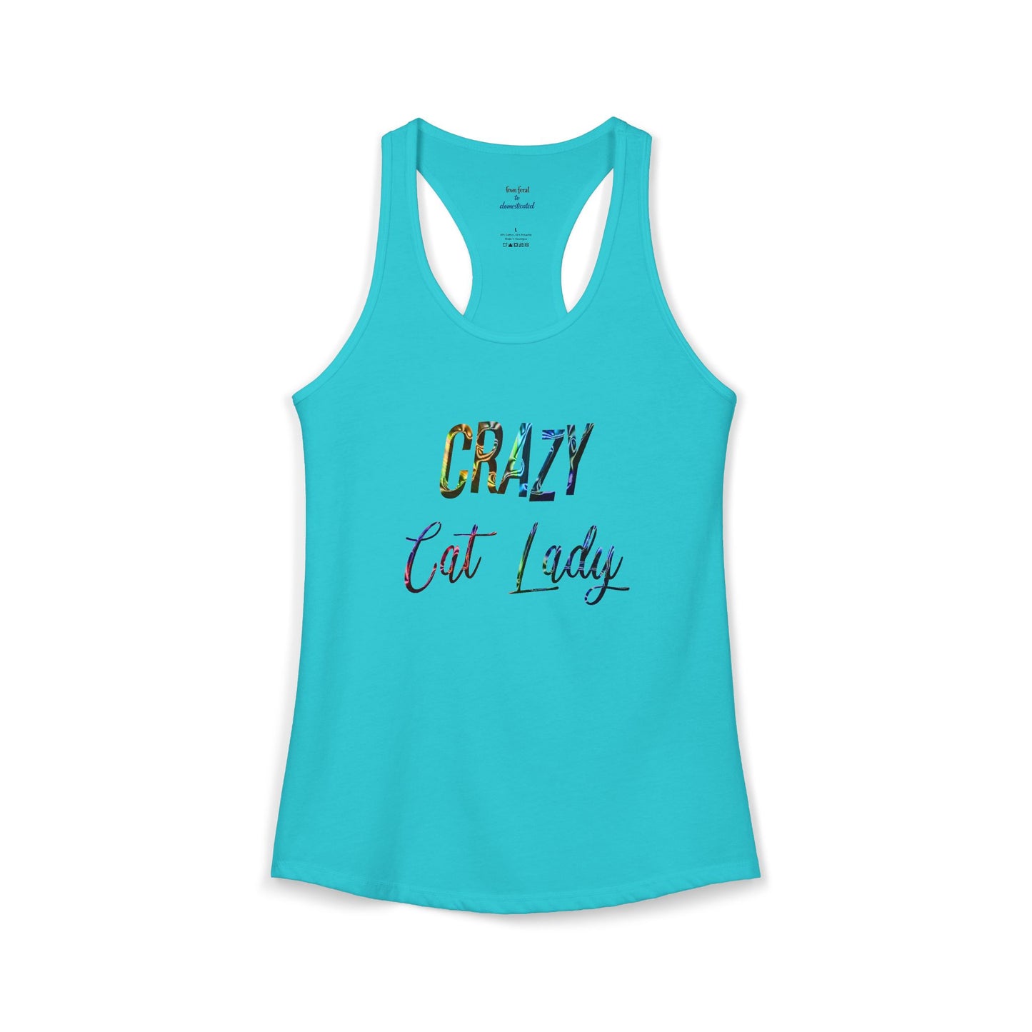 Crazy Cat Lady Racerback Tank