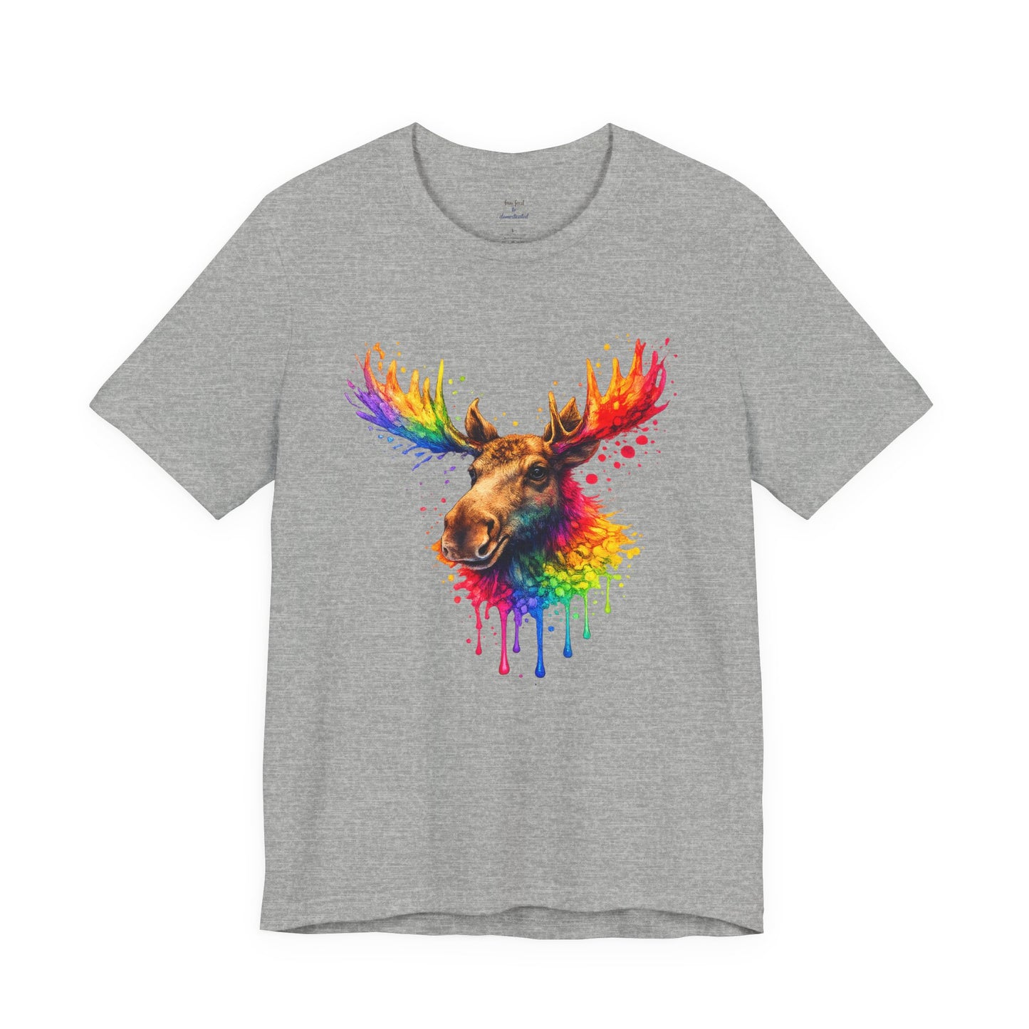 Watercolor Wildlife Moose T-Shirt