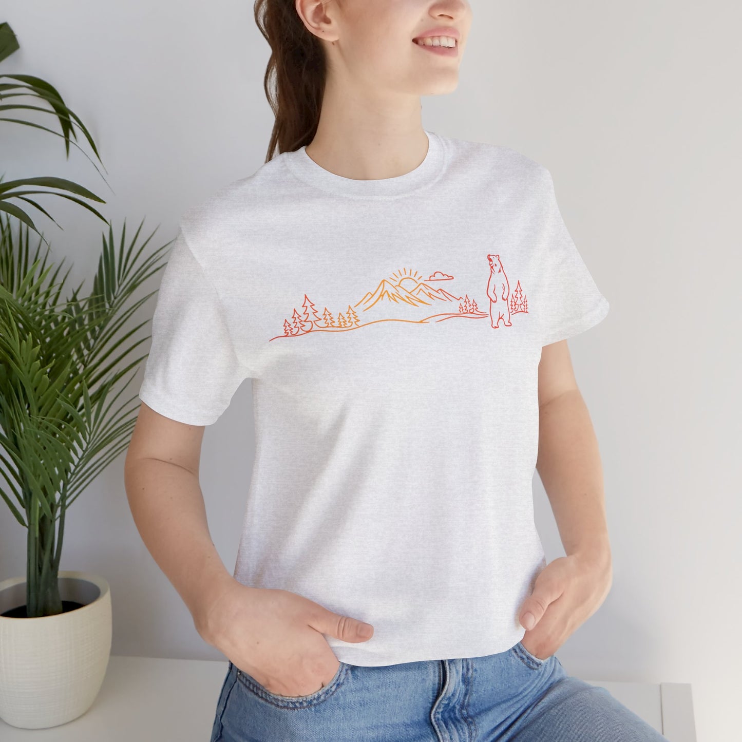 Standing Bear Mountain Scene Tee