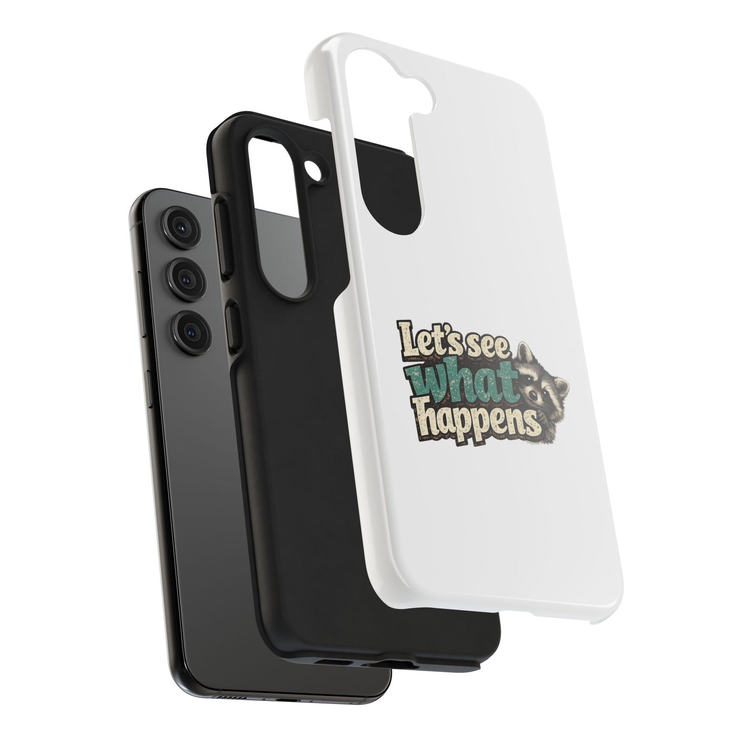 Peek & See Raccoon Phone Case — Tough & Cute Protective Phone Cover