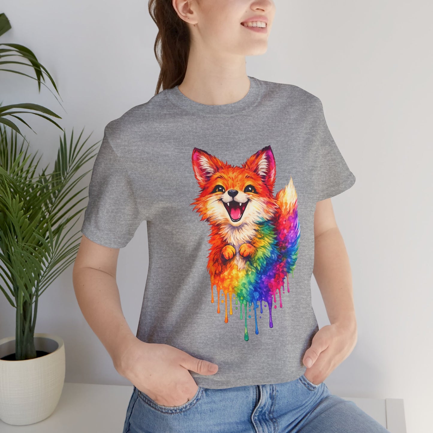 Watercolor Wildlife Fox T-Shirt