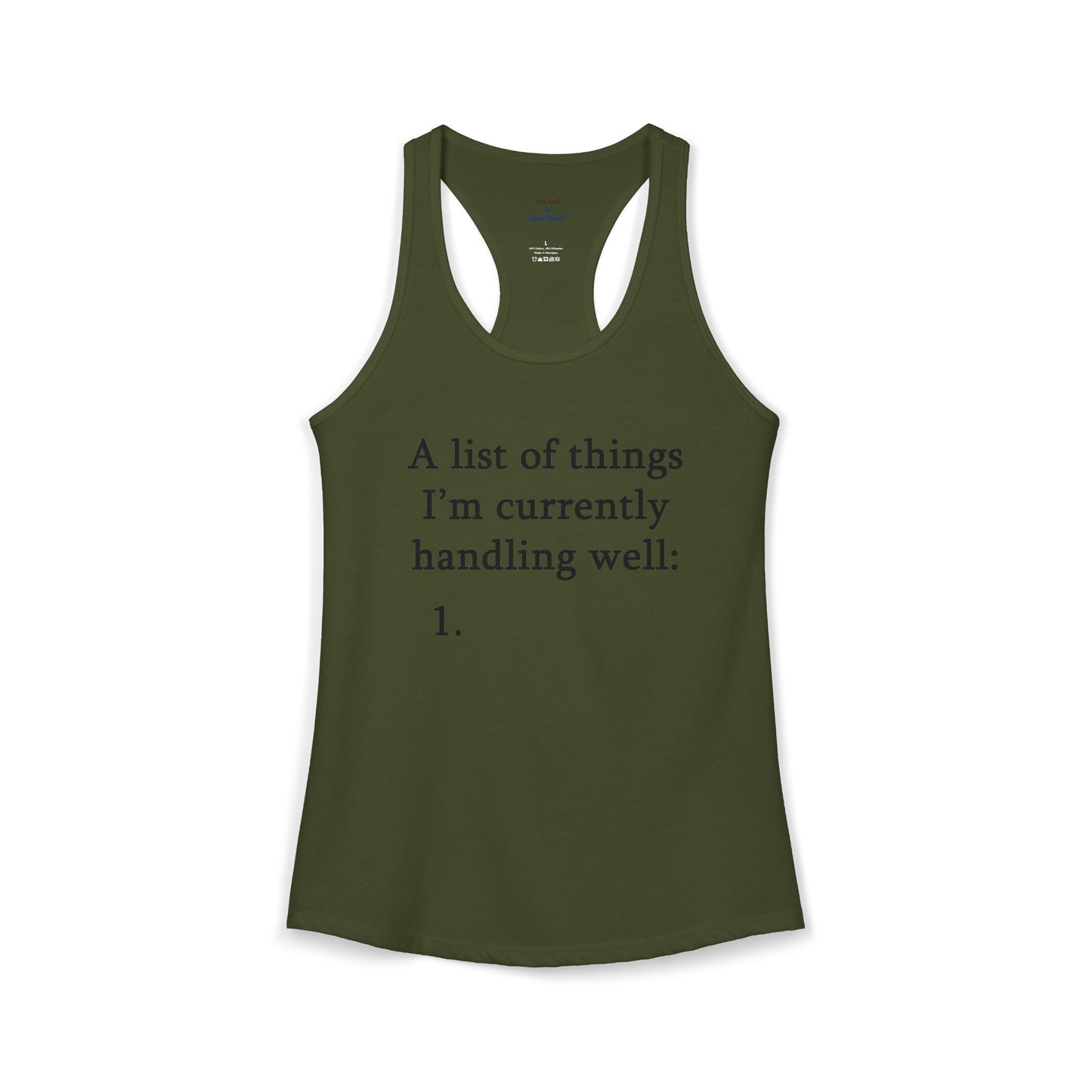 A List Racerback Tank