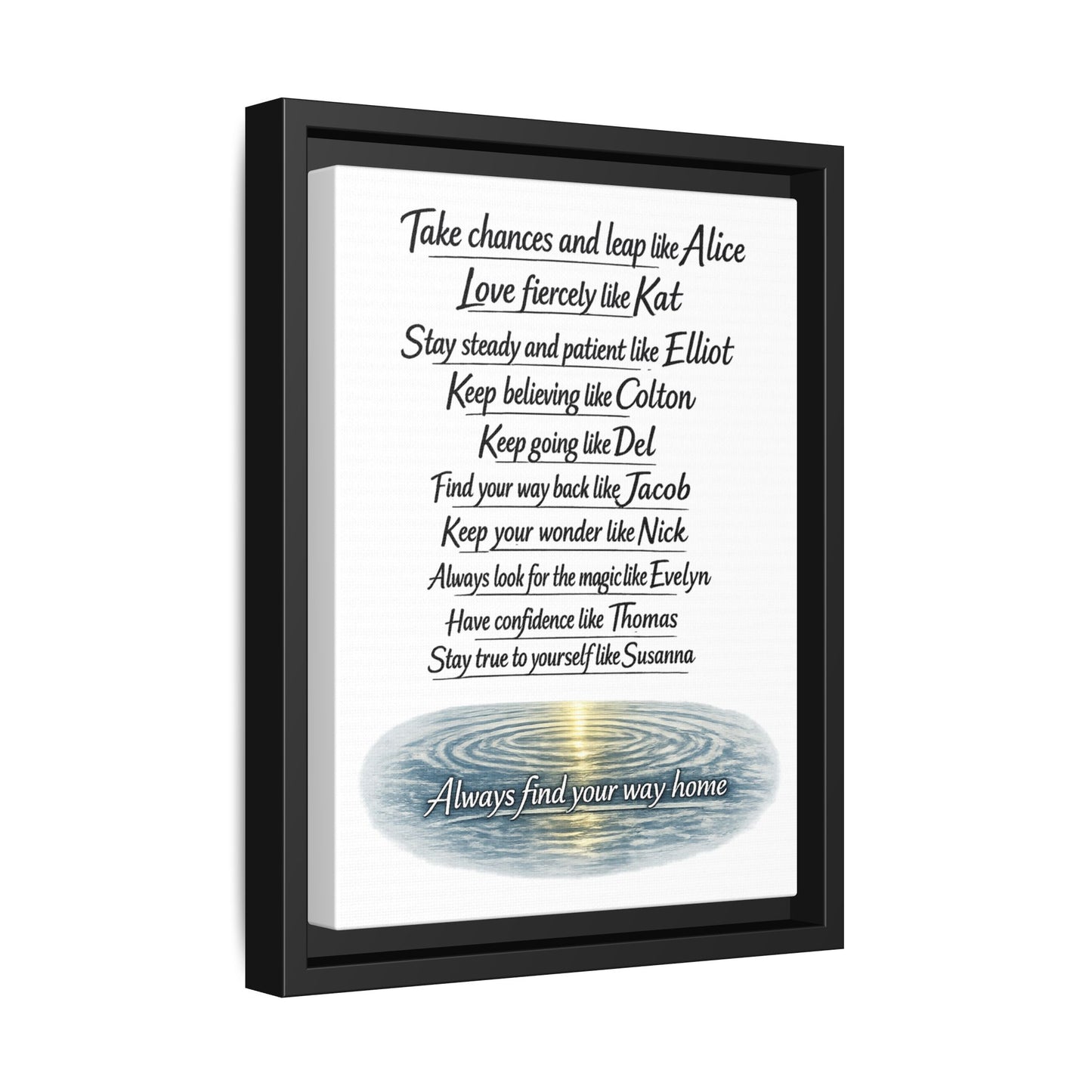 Find Your Way | Matte Canvas, Framed
