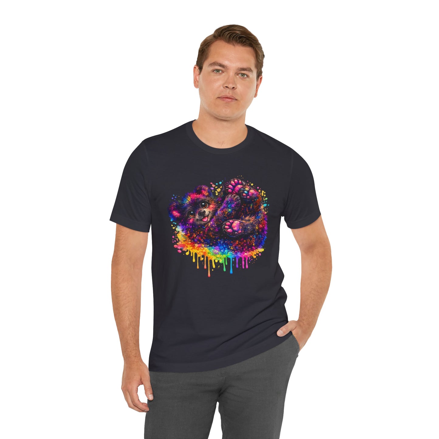 Watercolor Wildlife Bear Cub T-Shirt