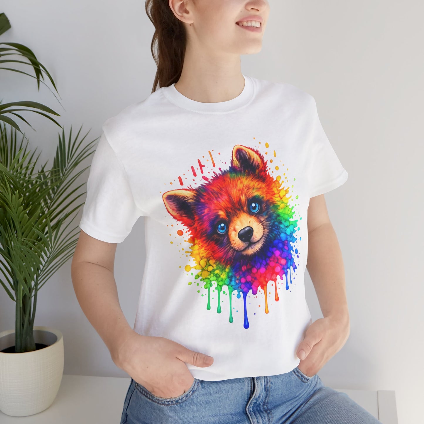 Watercolor Wildlife Bear Cub T-Shirt