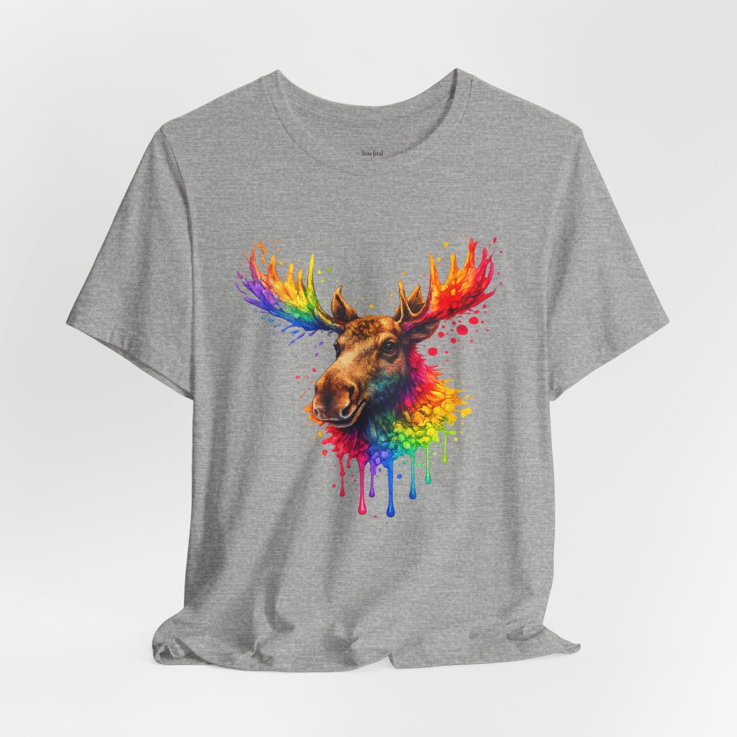 Watercolor Wildlife Moose T-Shirt