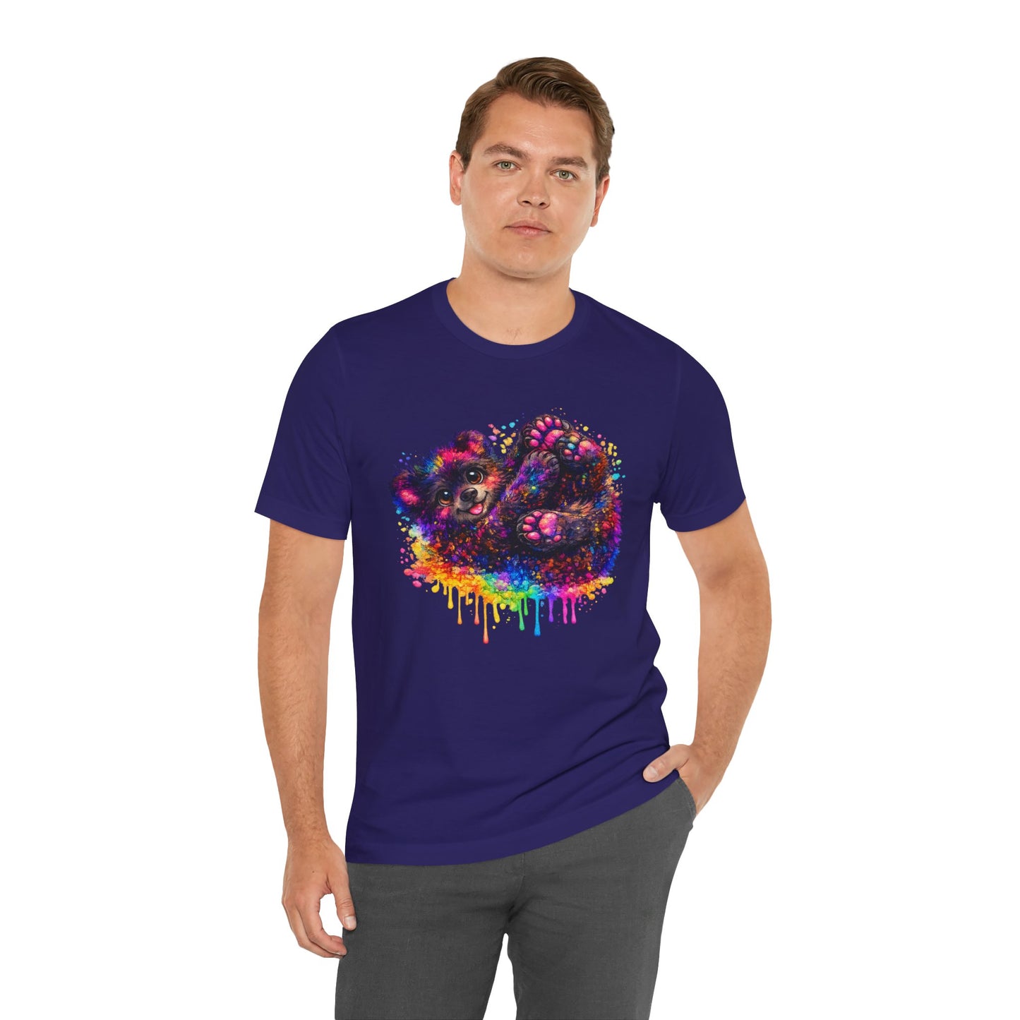 Watercolor Wildlife Bear Cub T-Shirt