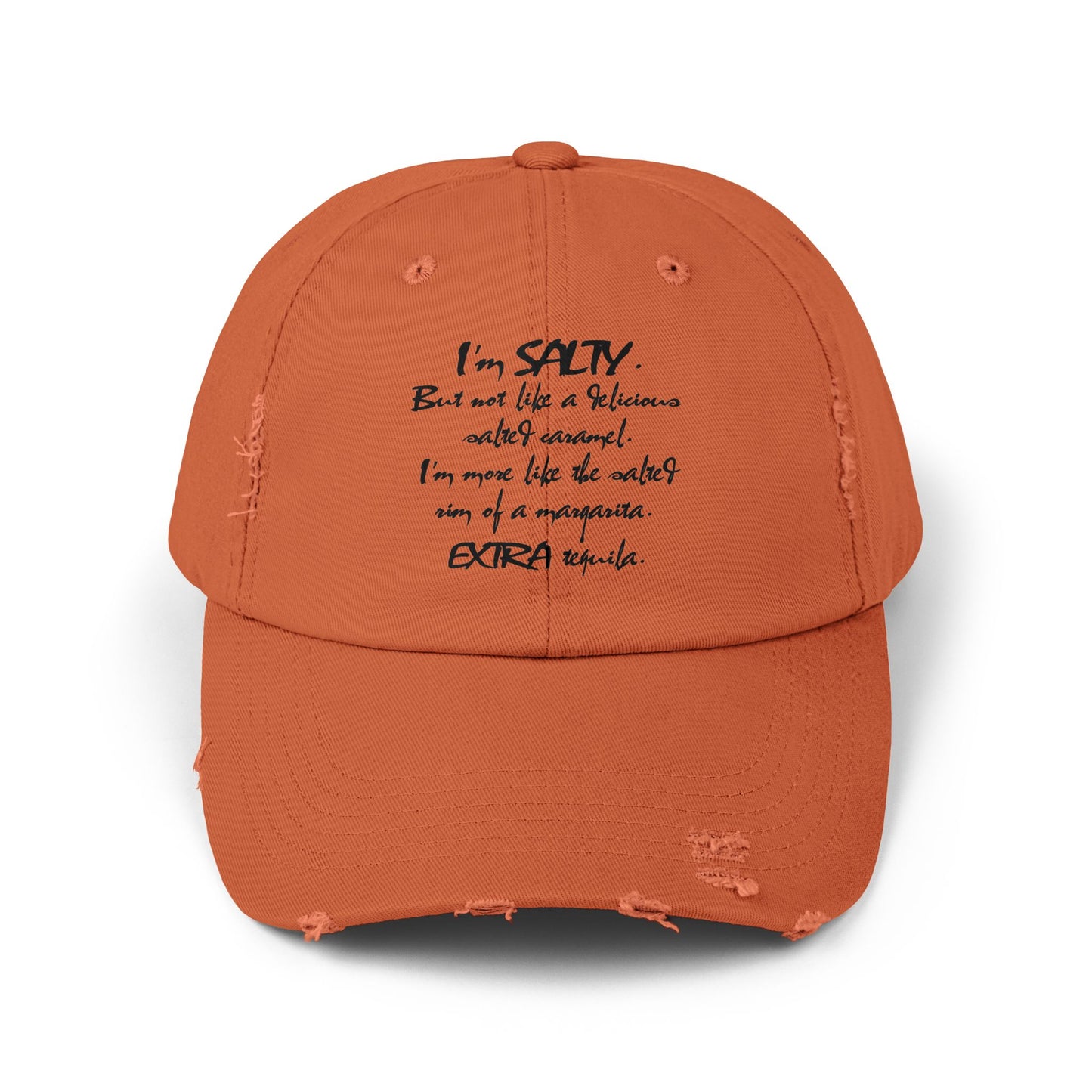 "Salty" Distressed Cap —  Funny Truth Hat