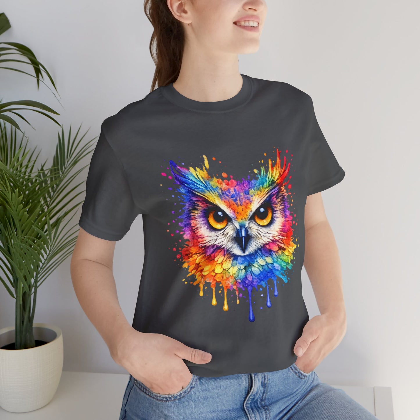 Watercolor Wildlife Owl T-Shirt
