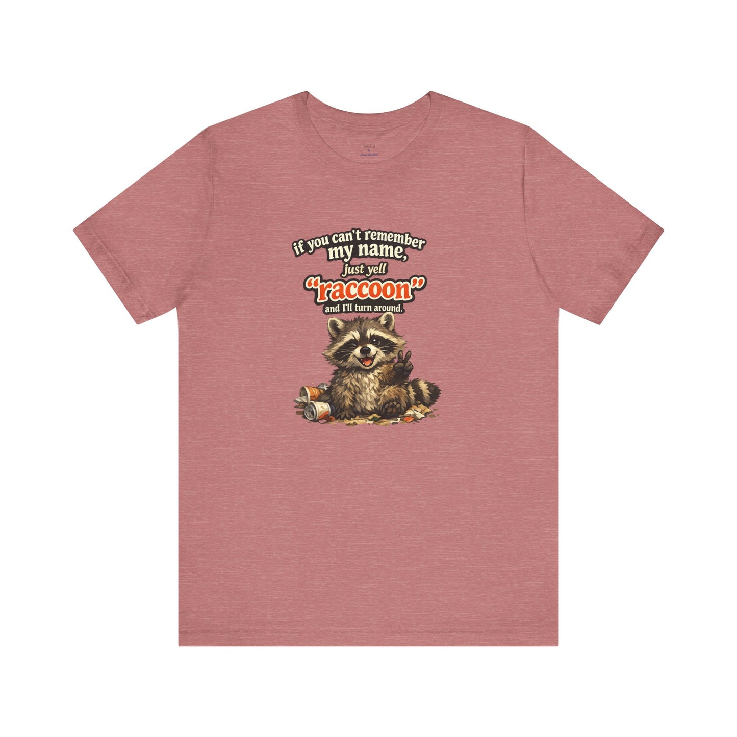 Yell Raccoon T-shirt