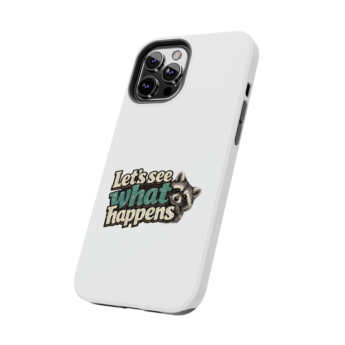 Peek & See Raccoon Phone Case — Tough & Cute Protective Phone Cover
