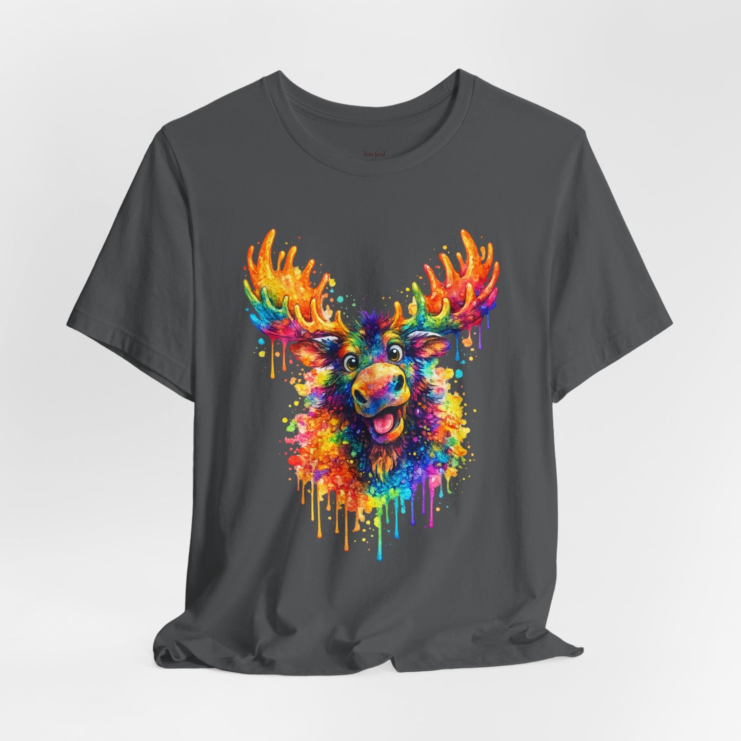Watercolor Wildlife Moose T-Shirt