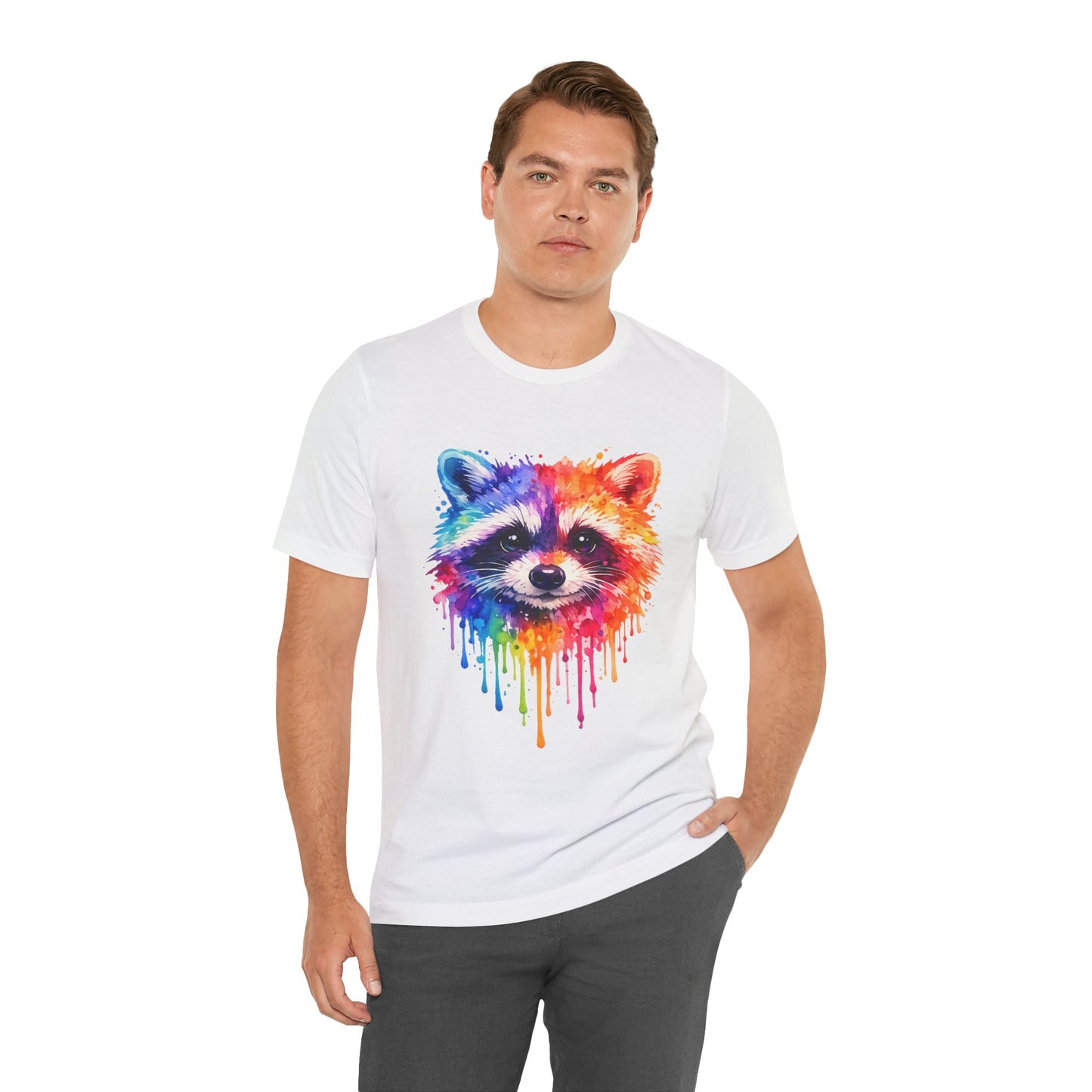 Watercolor Wildlife Raccoon T-Shirt