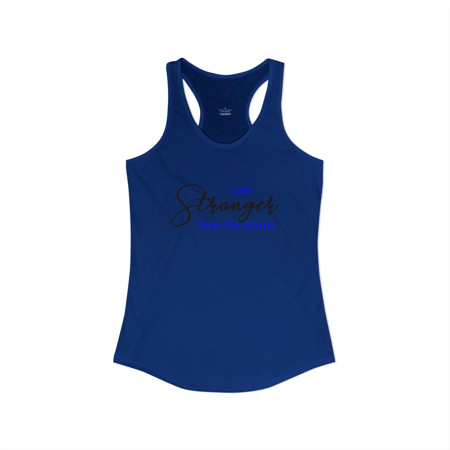 Stronger Than The Storm Racerback Tank