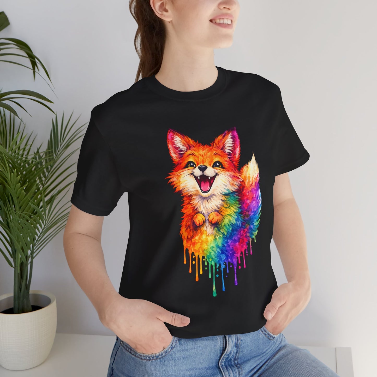 Watercolor Wildlife Fox T-Shirt