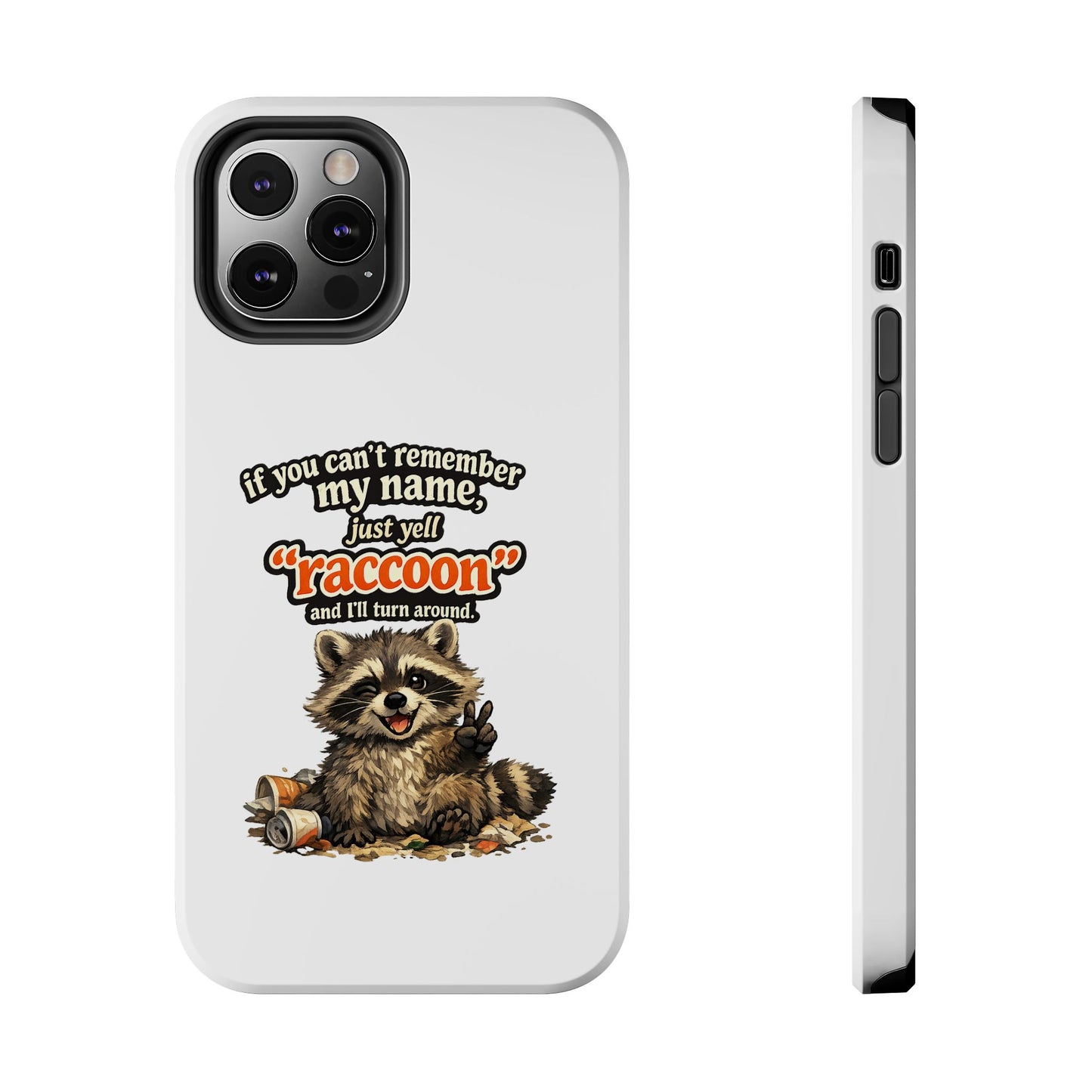 Yell Raccoon Phone Case — Tough & Cute Protective Phone Cover