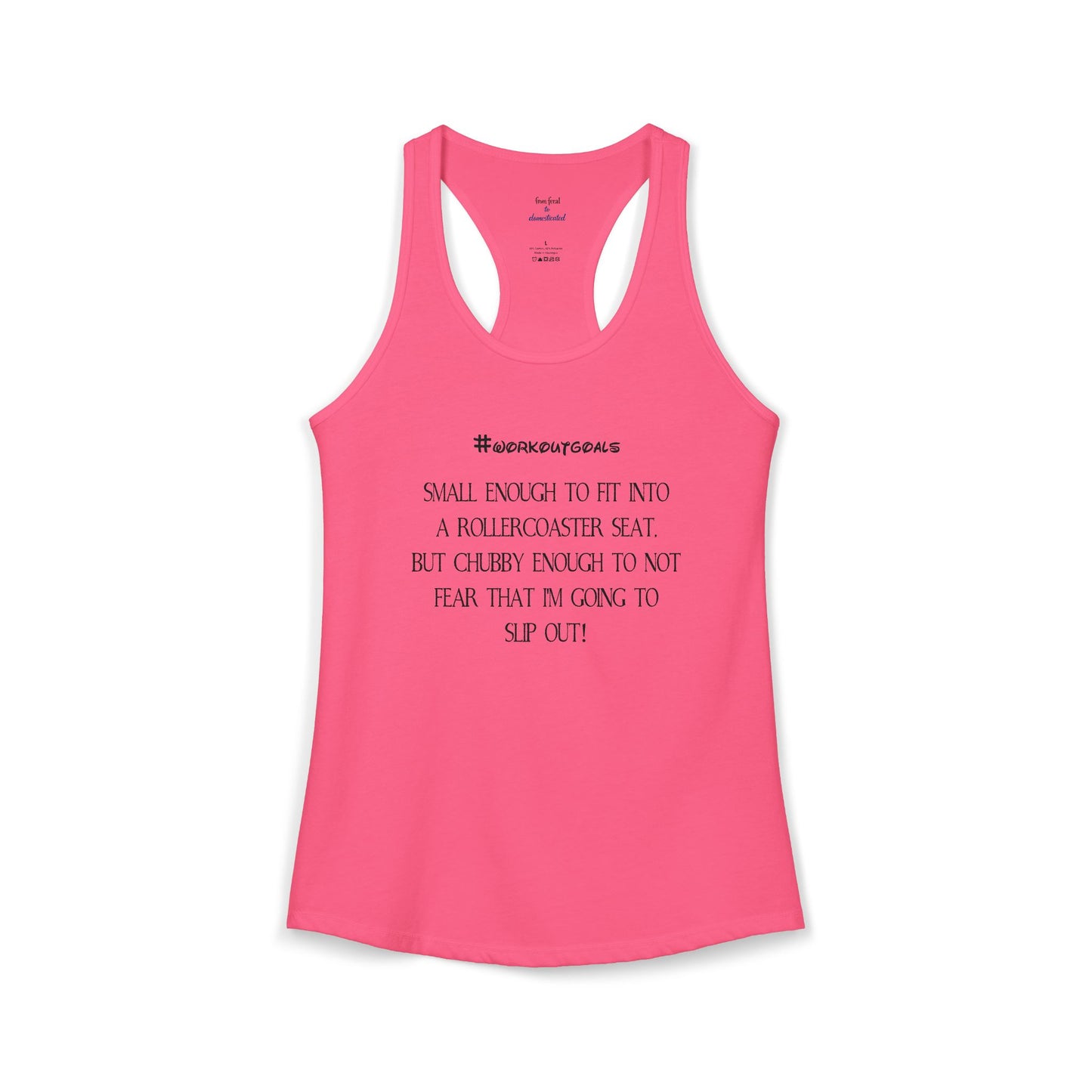 Workout Goals Racerback Tank