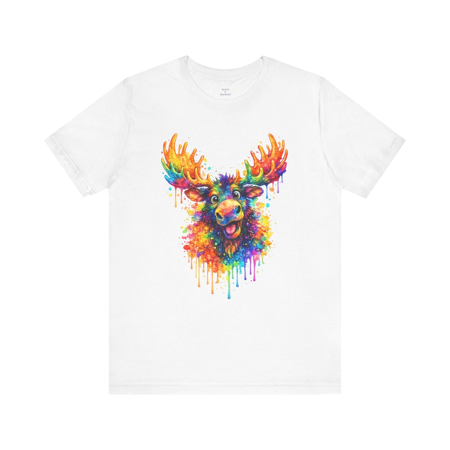 Watercolor Wildlife Moose T-Shirt