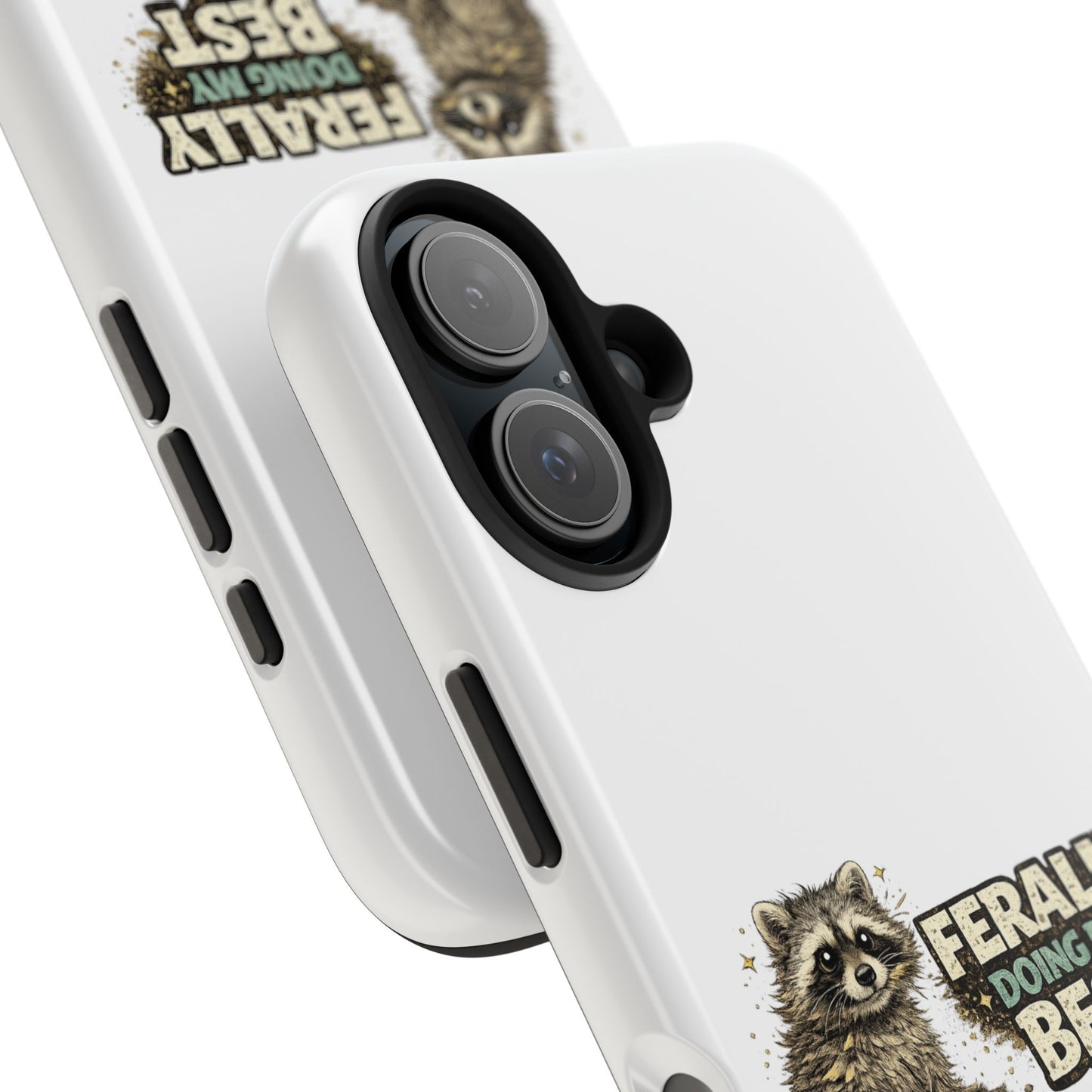 Ferally Raccoon Phone Case — Tough & Cute Protective Phone Cover