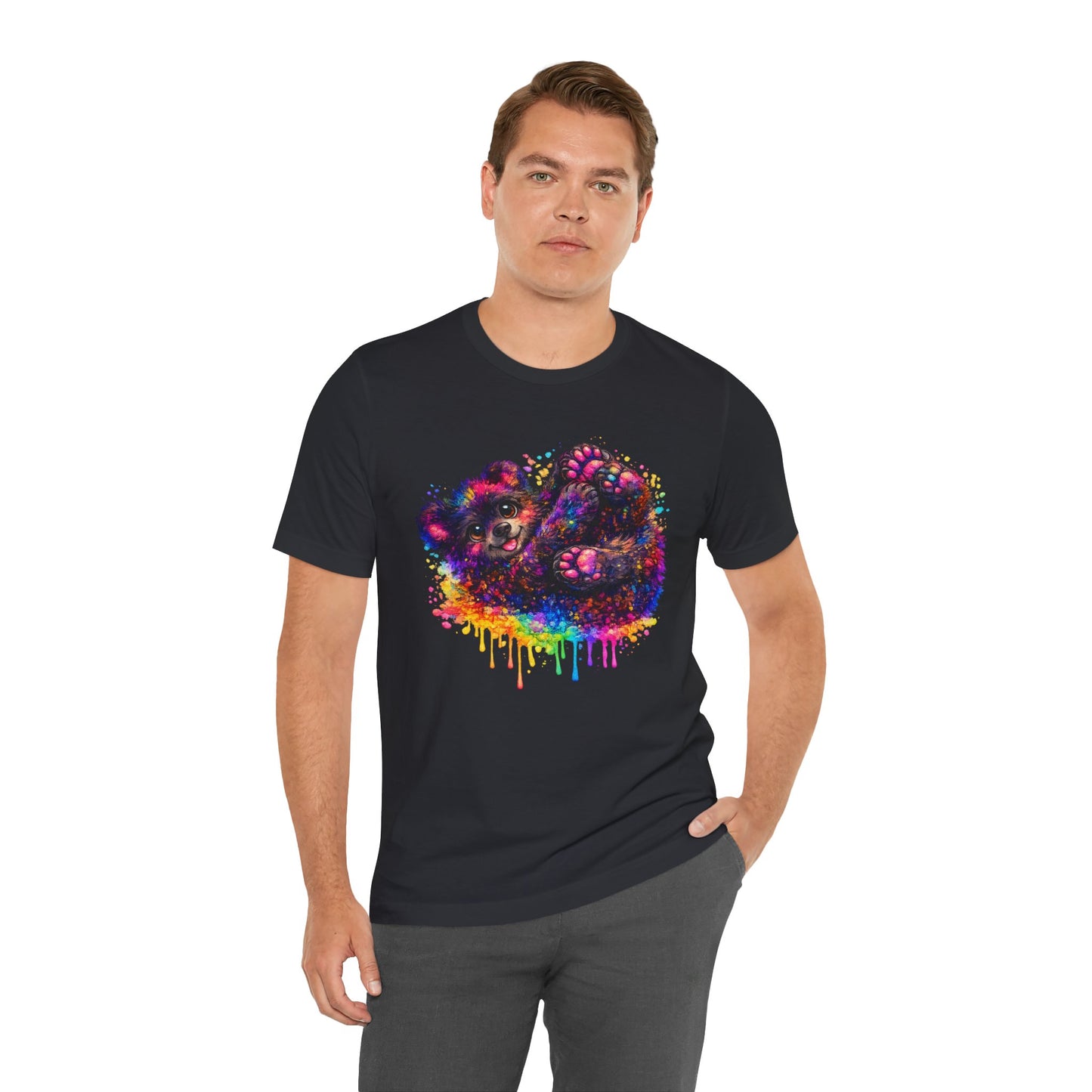 Watercolor Wildlife Bear Cub T-Shirt