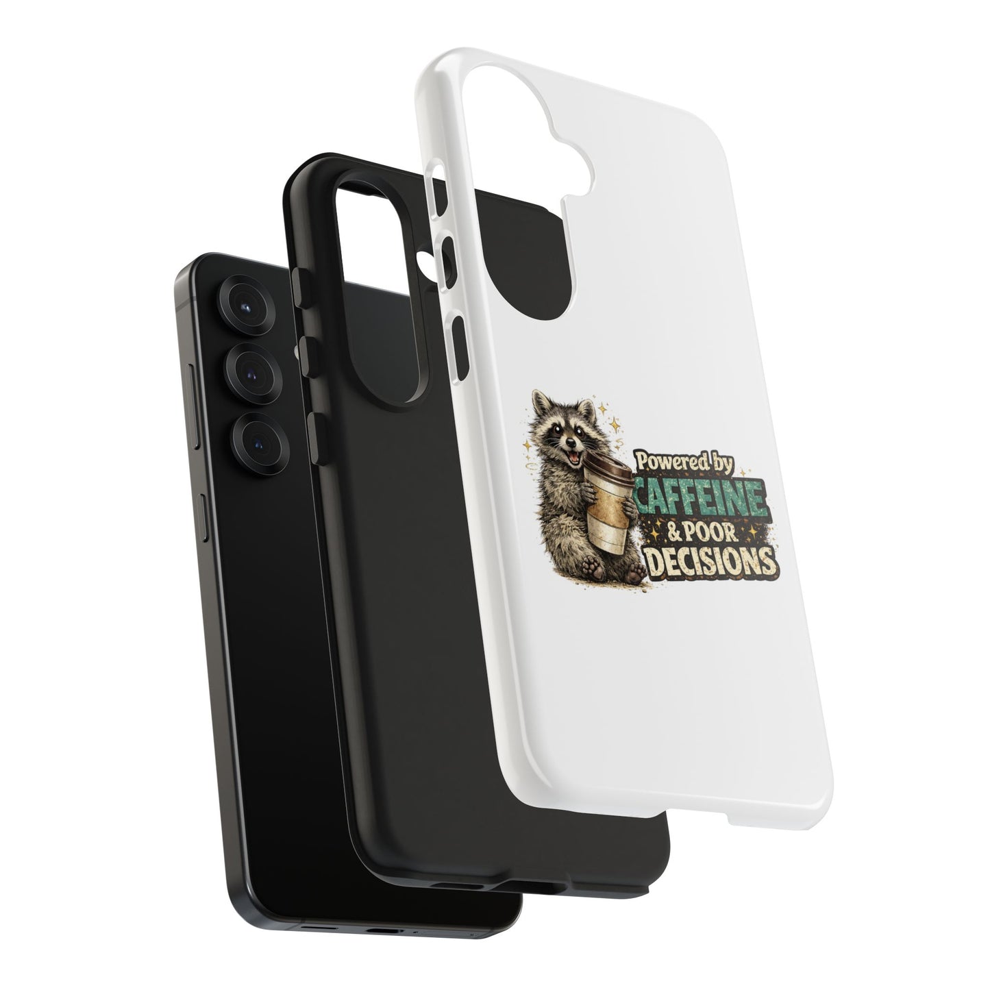 Poor Decisions Raccoon Phone Case — Tough & Cute Protective Phone Cover