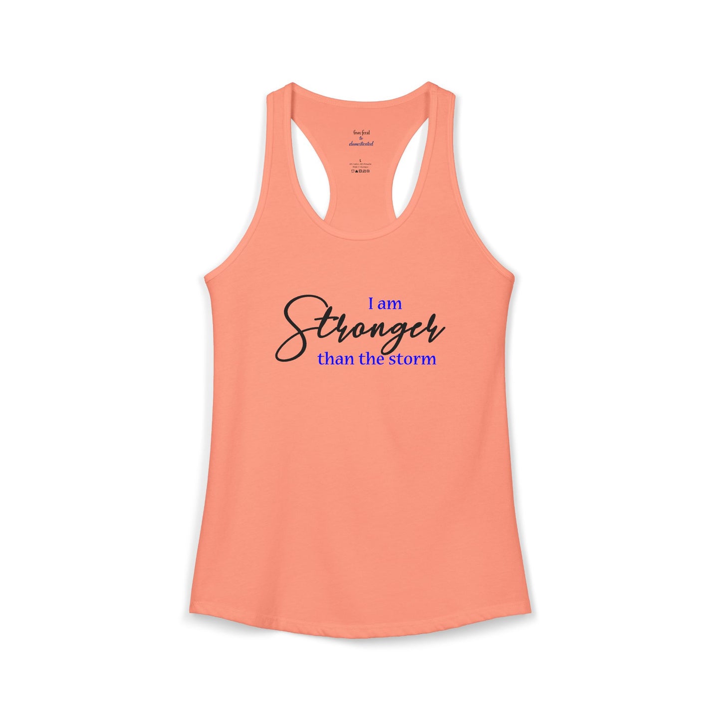 Stronger Than The Storm Racerback Tank