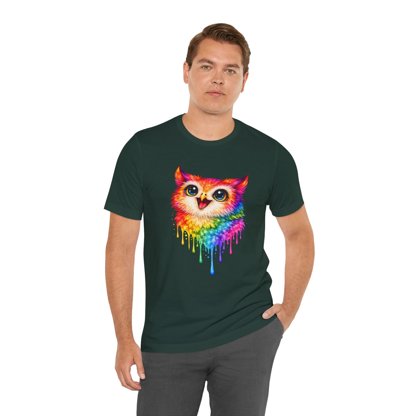 Watercolor Wildlife Owl T-Shirt
